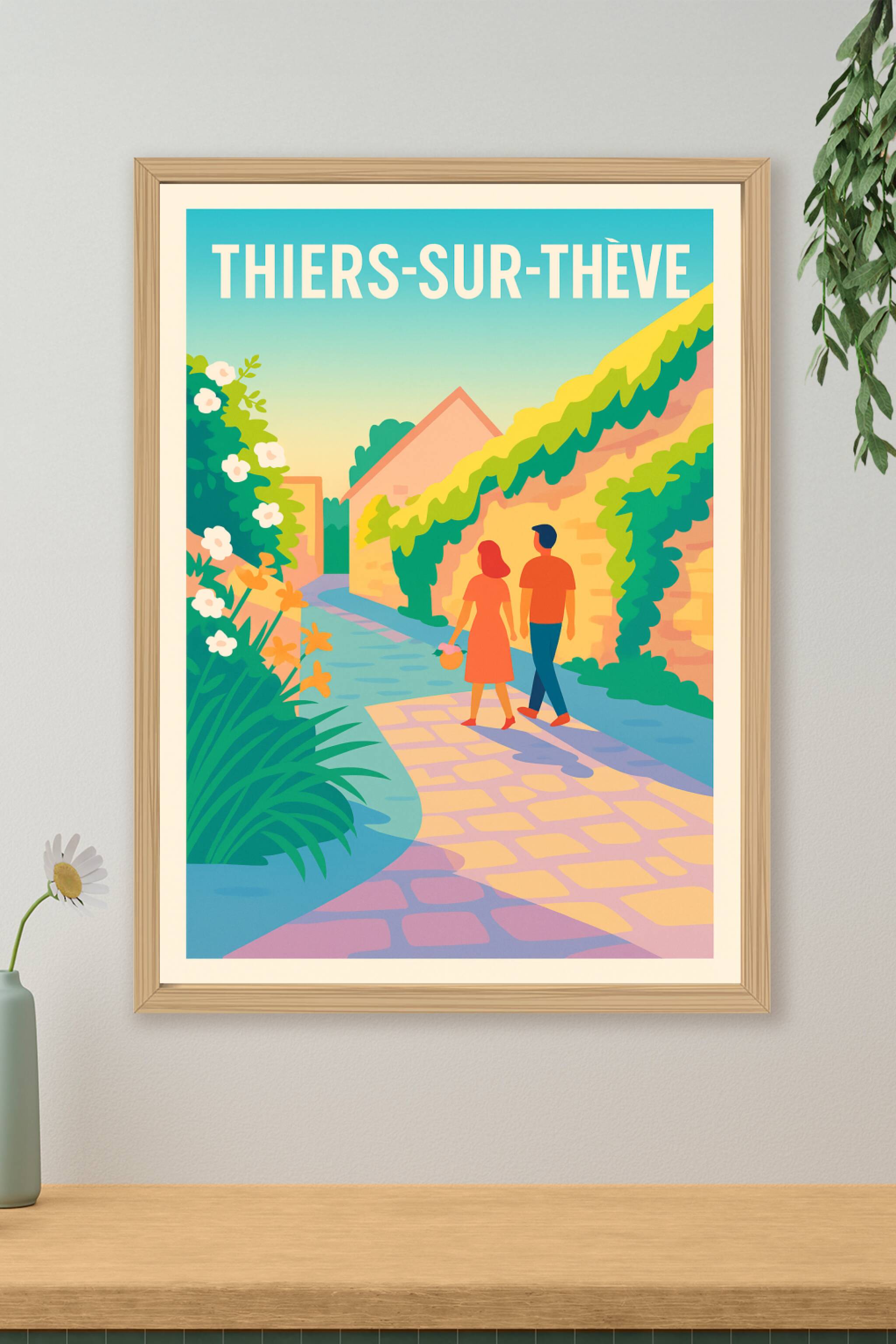 Affiche de Thiers-sur-Thève - Balade paisible au cœur du village