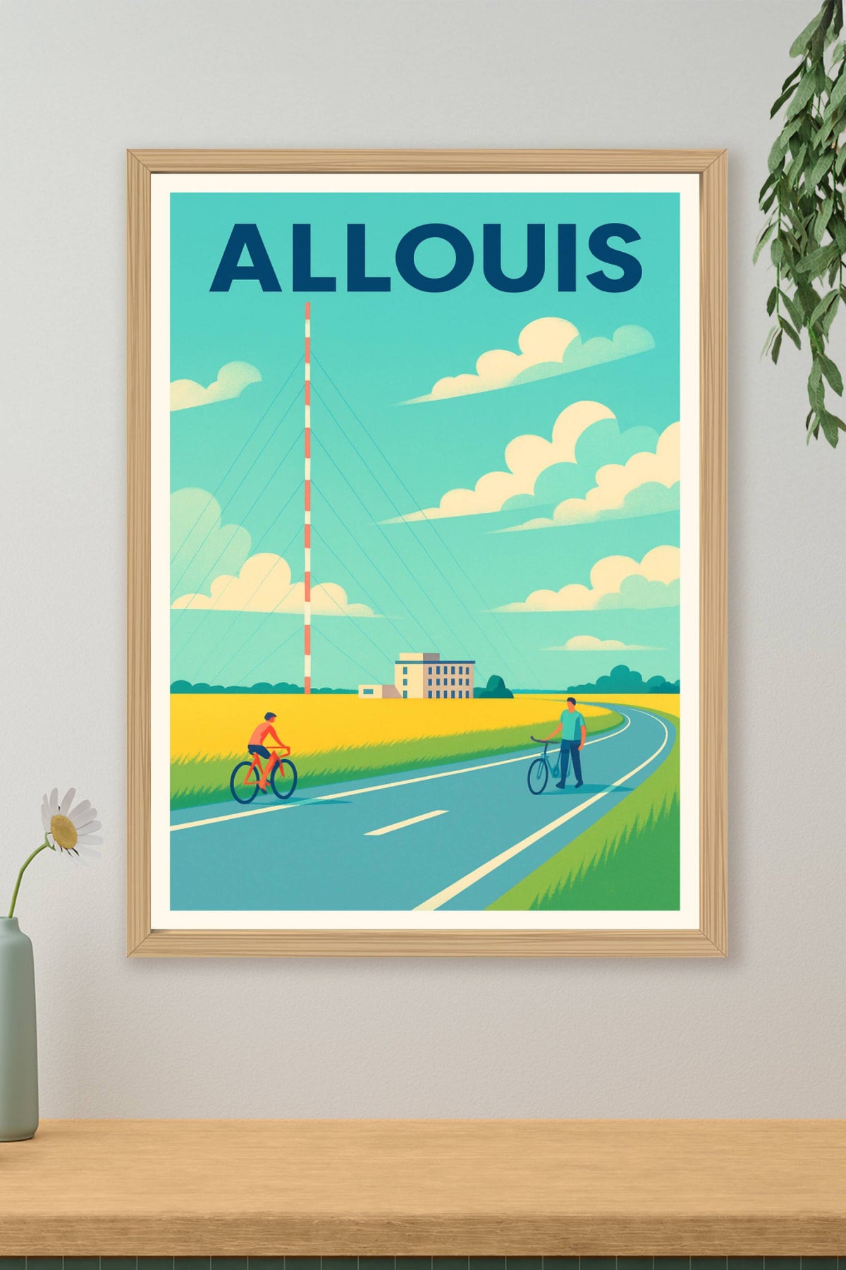 Affiche de Allouis - Un havre de calme entre champs et ciel
