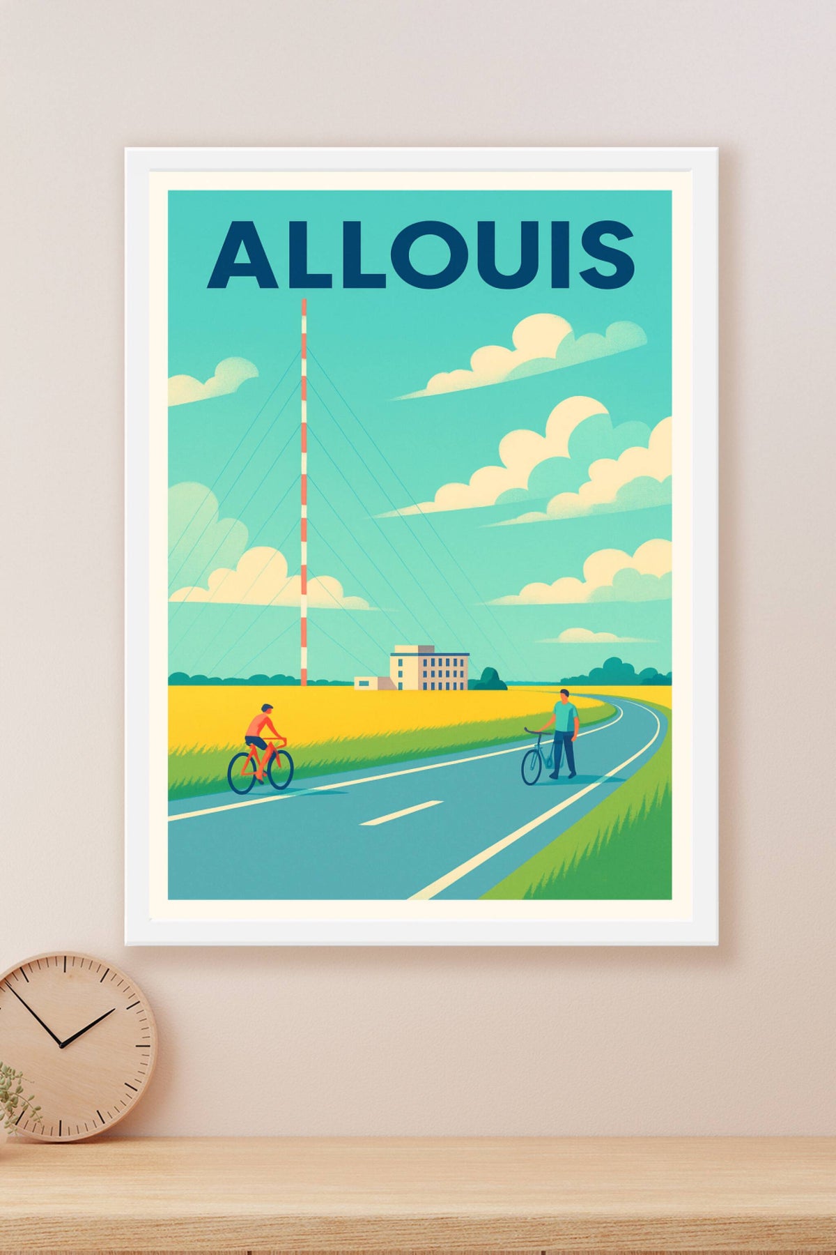 Affiche de Allouis - Un havre de calme entre champs et ciel