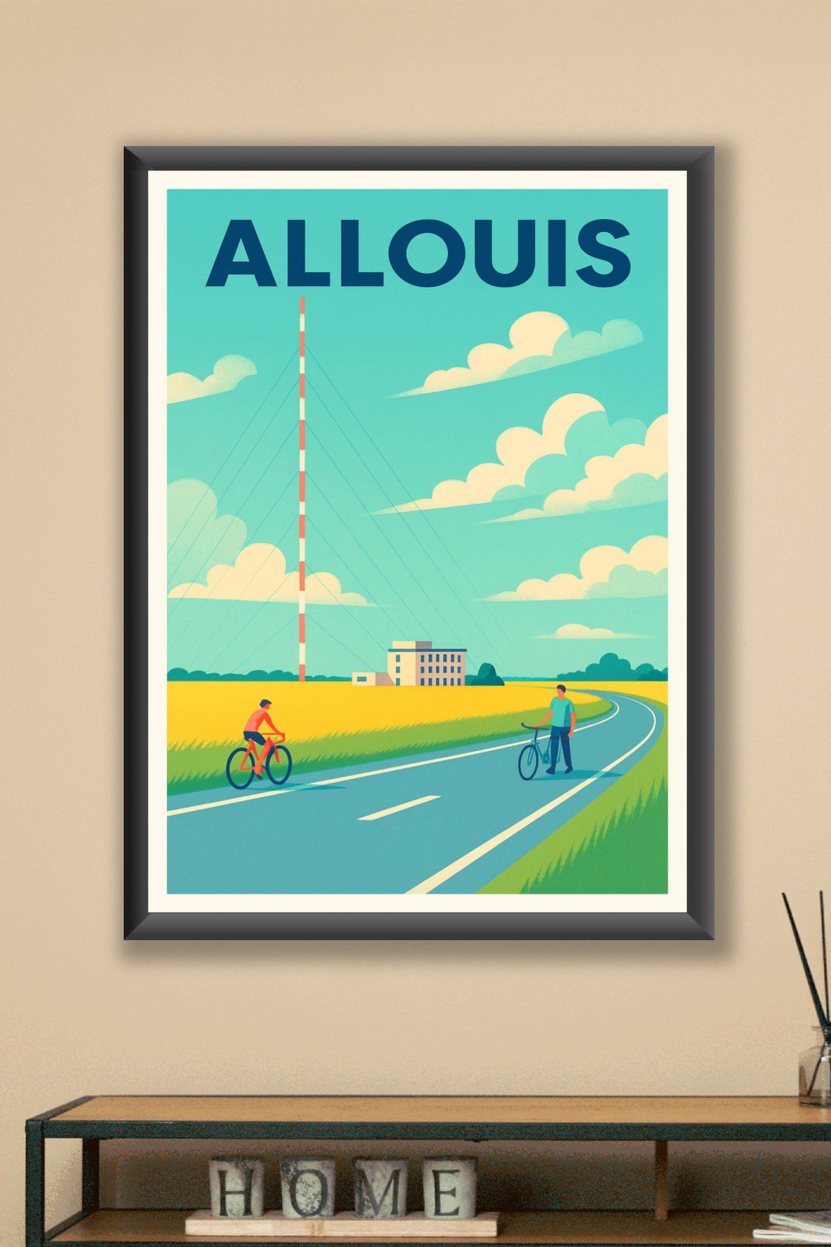 Affiche de Allouis - Un havre de calme entre champs et ciel