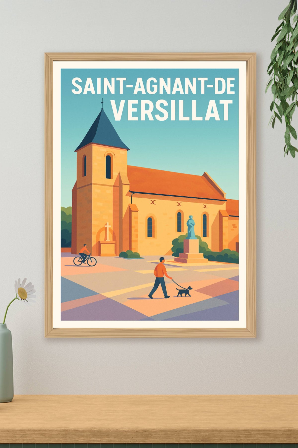 Affiche de Saint-Agnant-de-Versillat - Charme et Sérénité au Cœur du Village