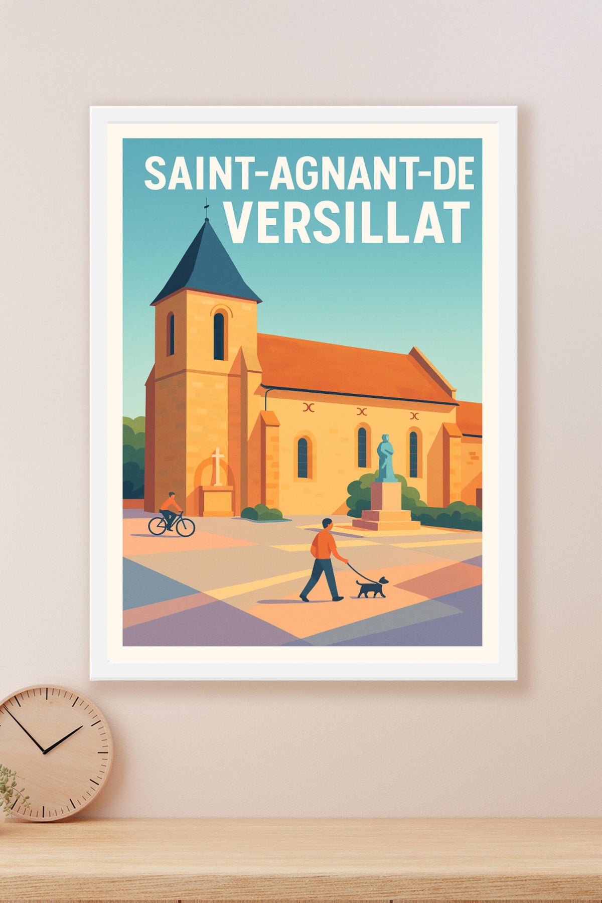 Affiche de Saint-Agnant-de-Versillat - Charme et Sérénité au Cœur du Village