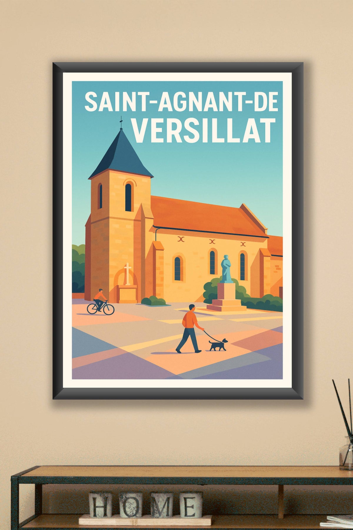Affiche de Saint-Agnant-de-Versillat - Charme et Sérénité au Cœur du Village