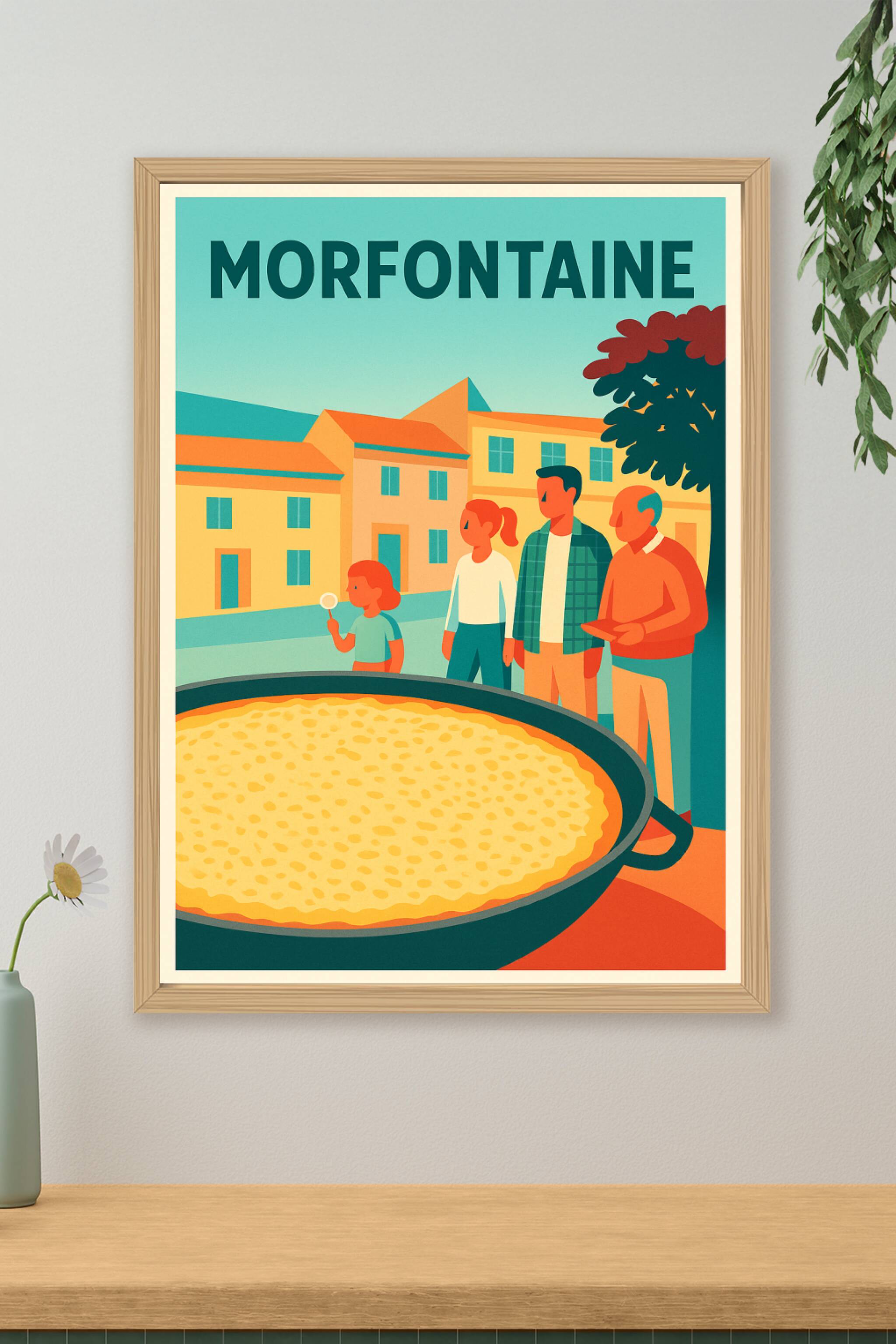 Affiche de Morfontaine - L'art de la crêpe en fête