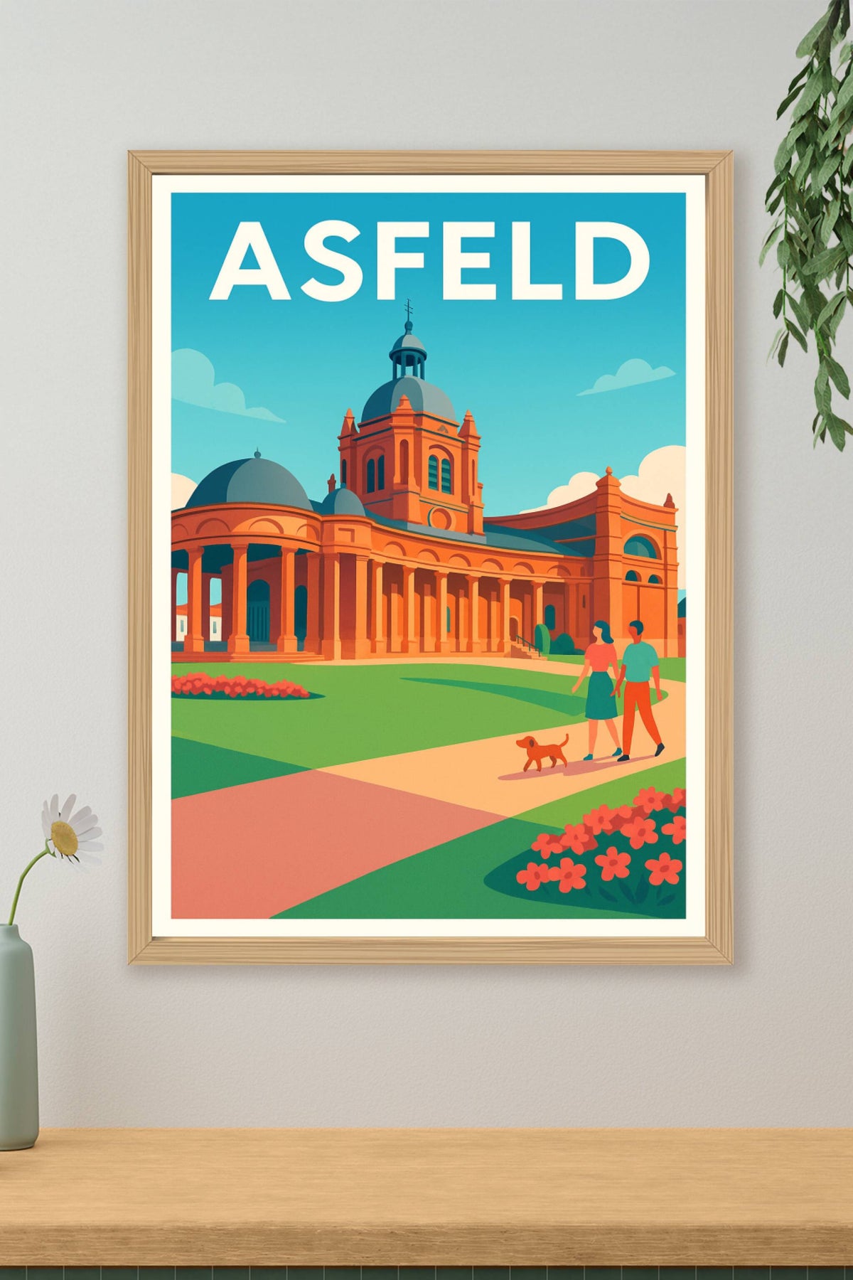 Affiche de Asfeld - Charme et élégance architecturale