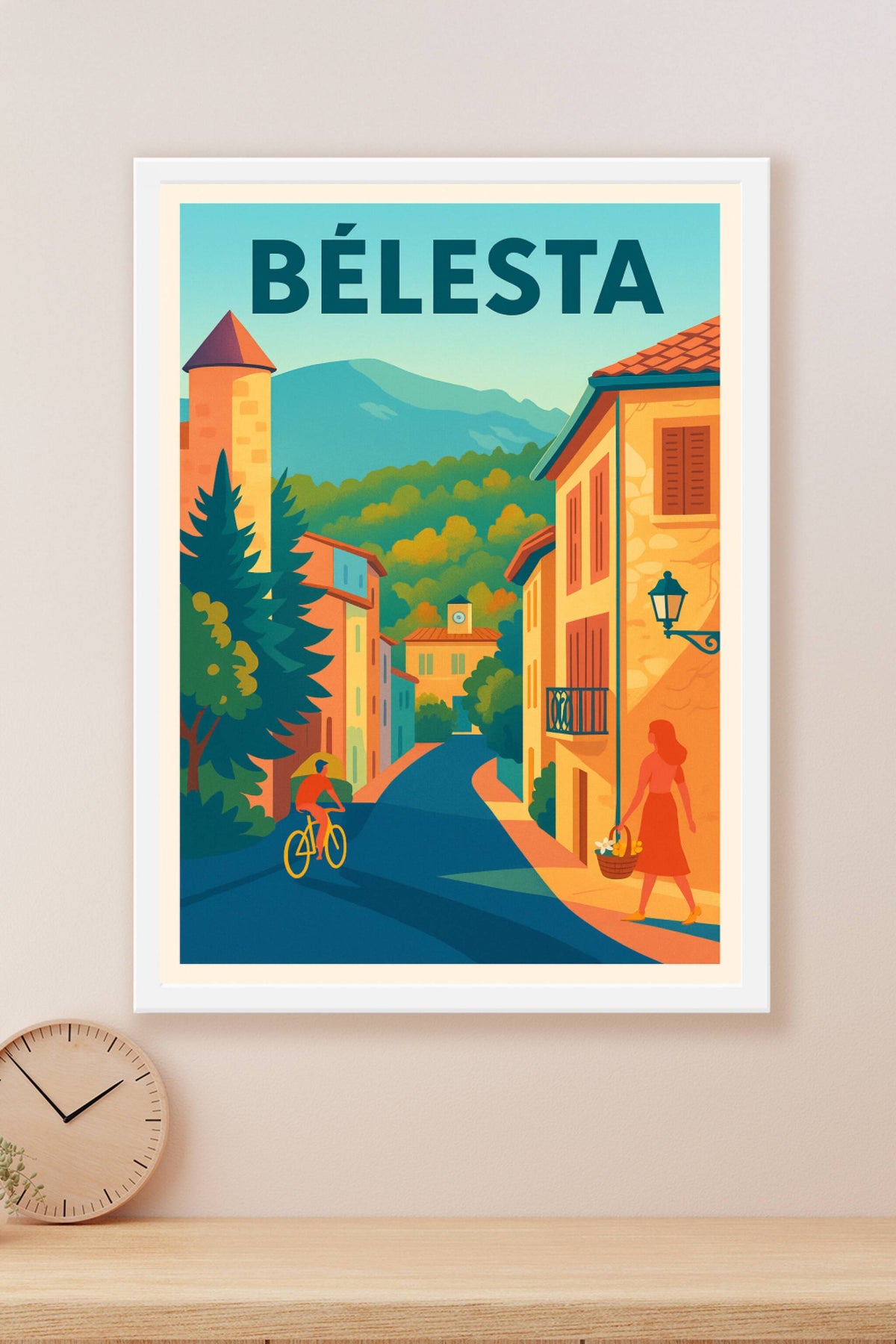 Affiche de Bélesta - Charme et douceur d’un village occitan