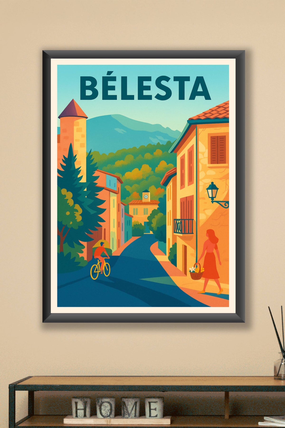 Affiche de Bélesta - Charme et douceur d’un village occitan