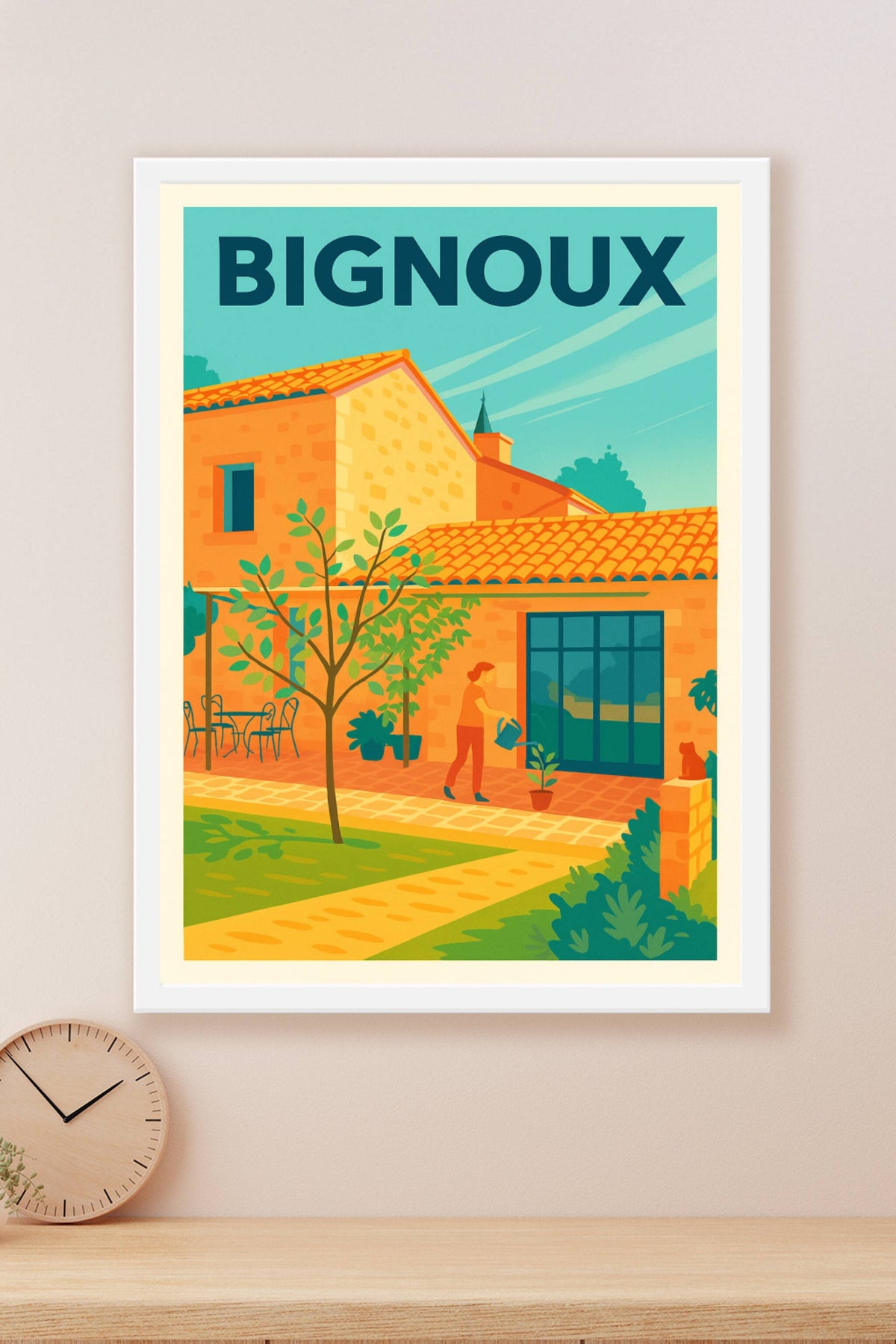 Affiche de Bignoux - Charme paisible et douceur de vivre