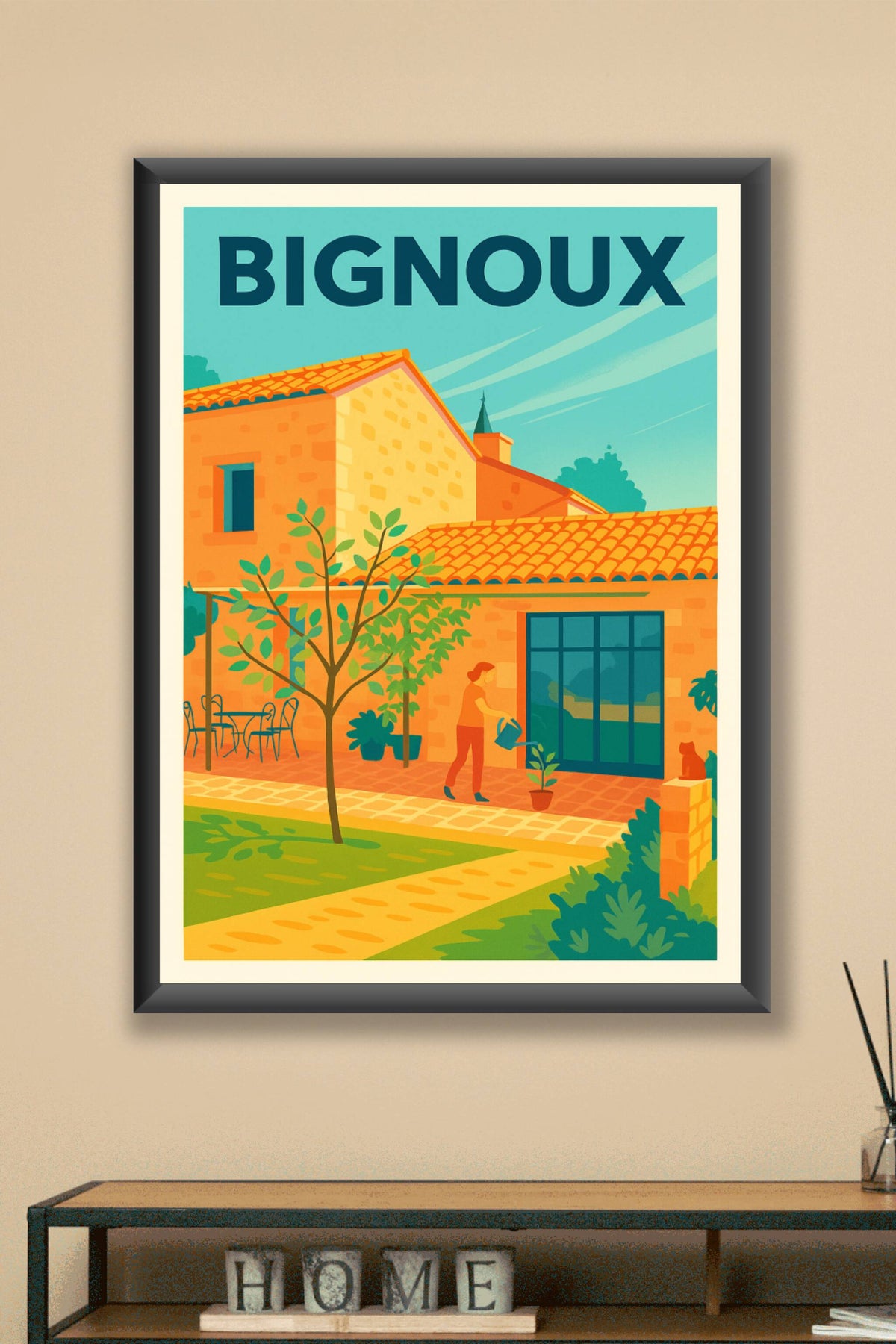 Affiche de Bignoux - Charme paisible et douceur de vivre