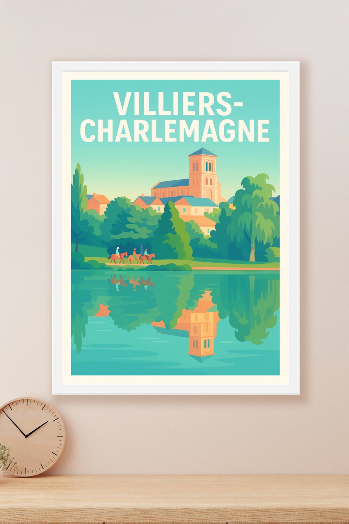 Affiche de Villiers-Charlemagne - Harmonie entre nature et patrimoine
