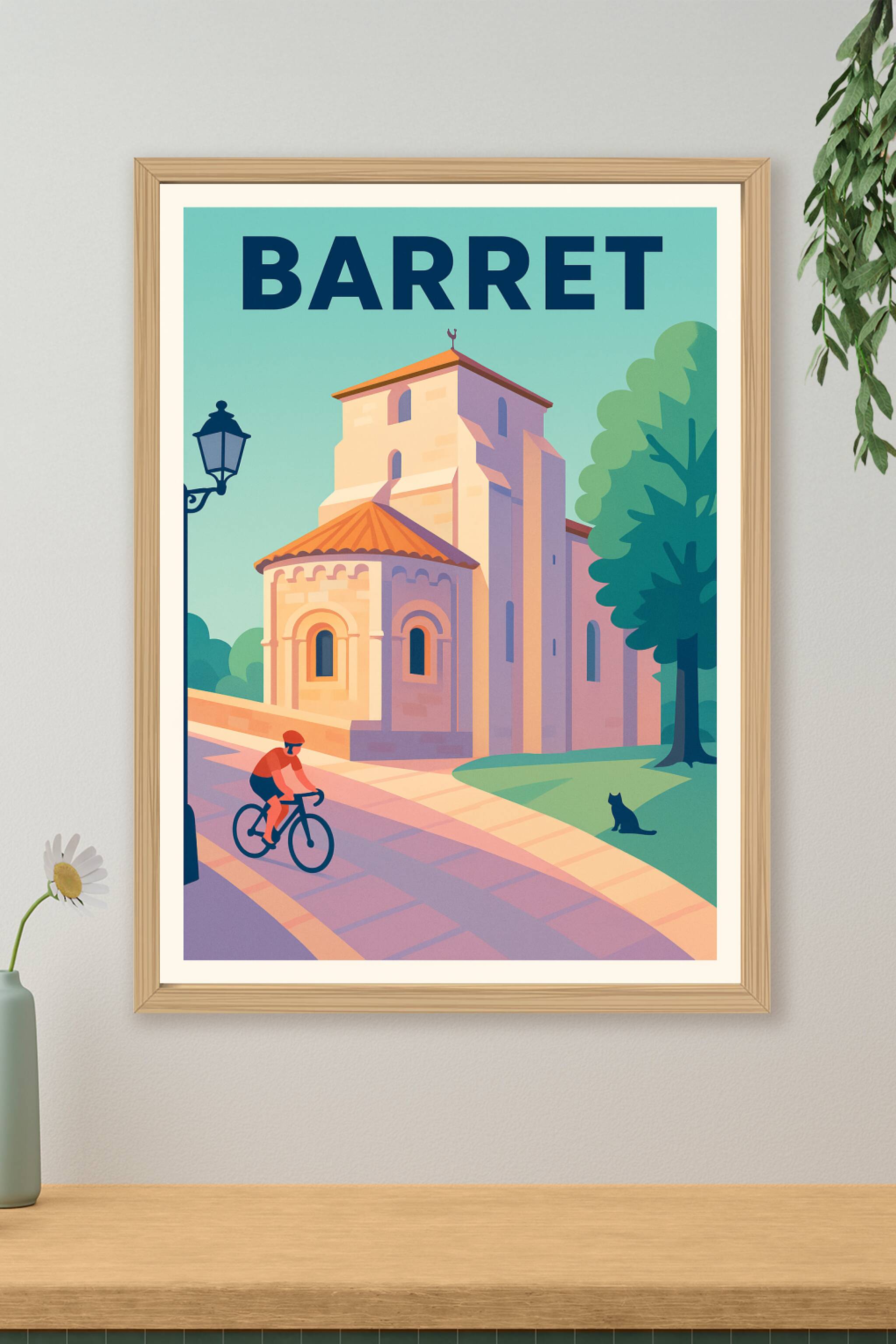 Affiche de Barret - Évasion au charme roman