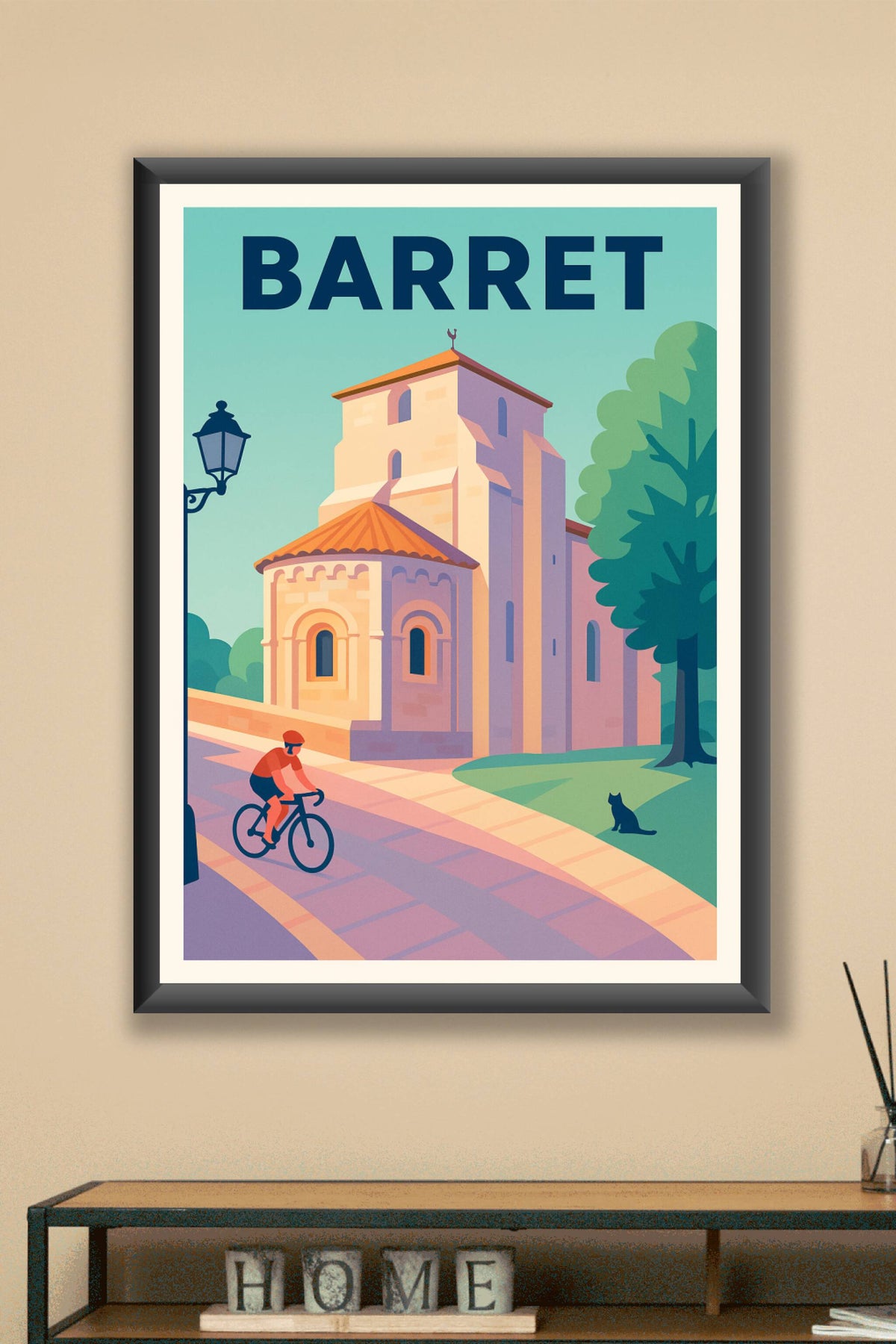Affiche de Barret - Évasion au charme roman