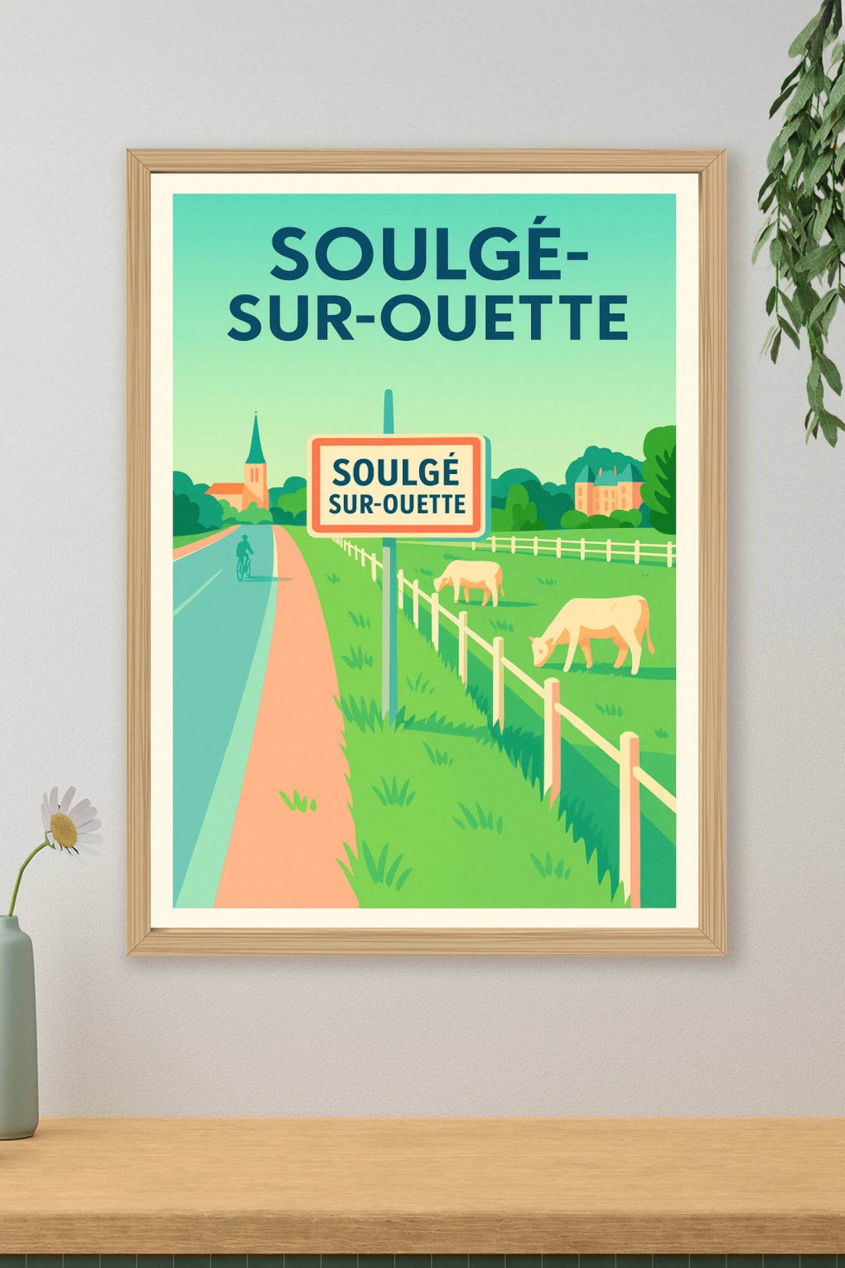 Affiche de Soulgé-sur-Ouette - Charme bucolique au cœur de la campagne
