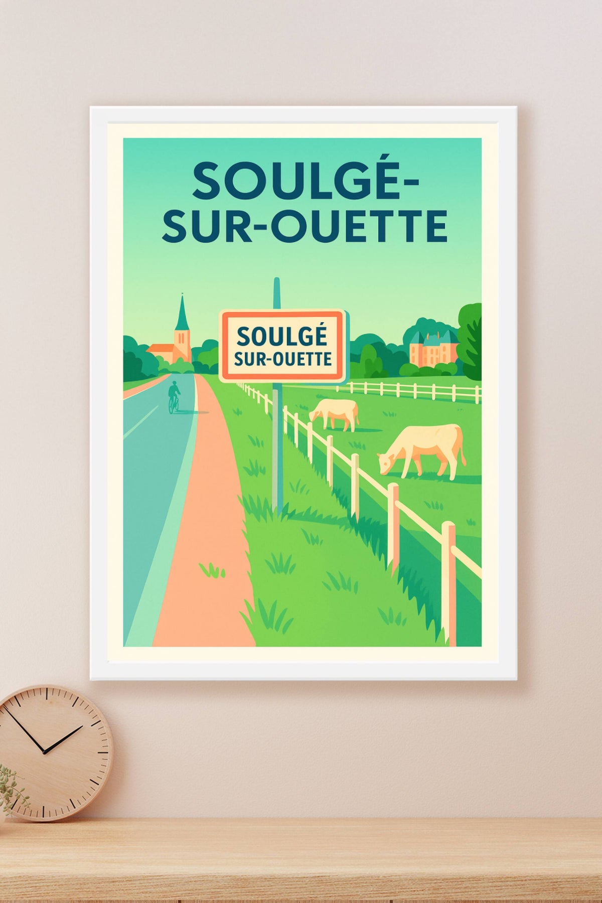 Affiche de Soulgé-sur-Ouette - Charme bucolique au cœur de la campagne