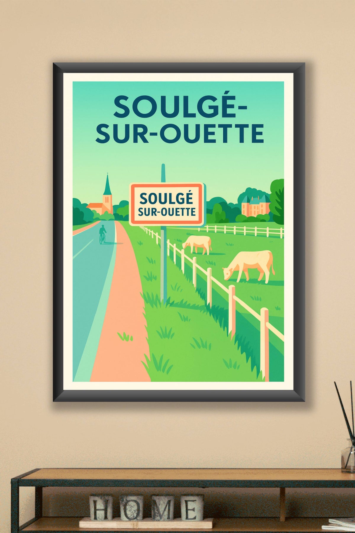 Affiche de Soulgé-sur-Ouette - Charme bucolique au cœur de la campagne