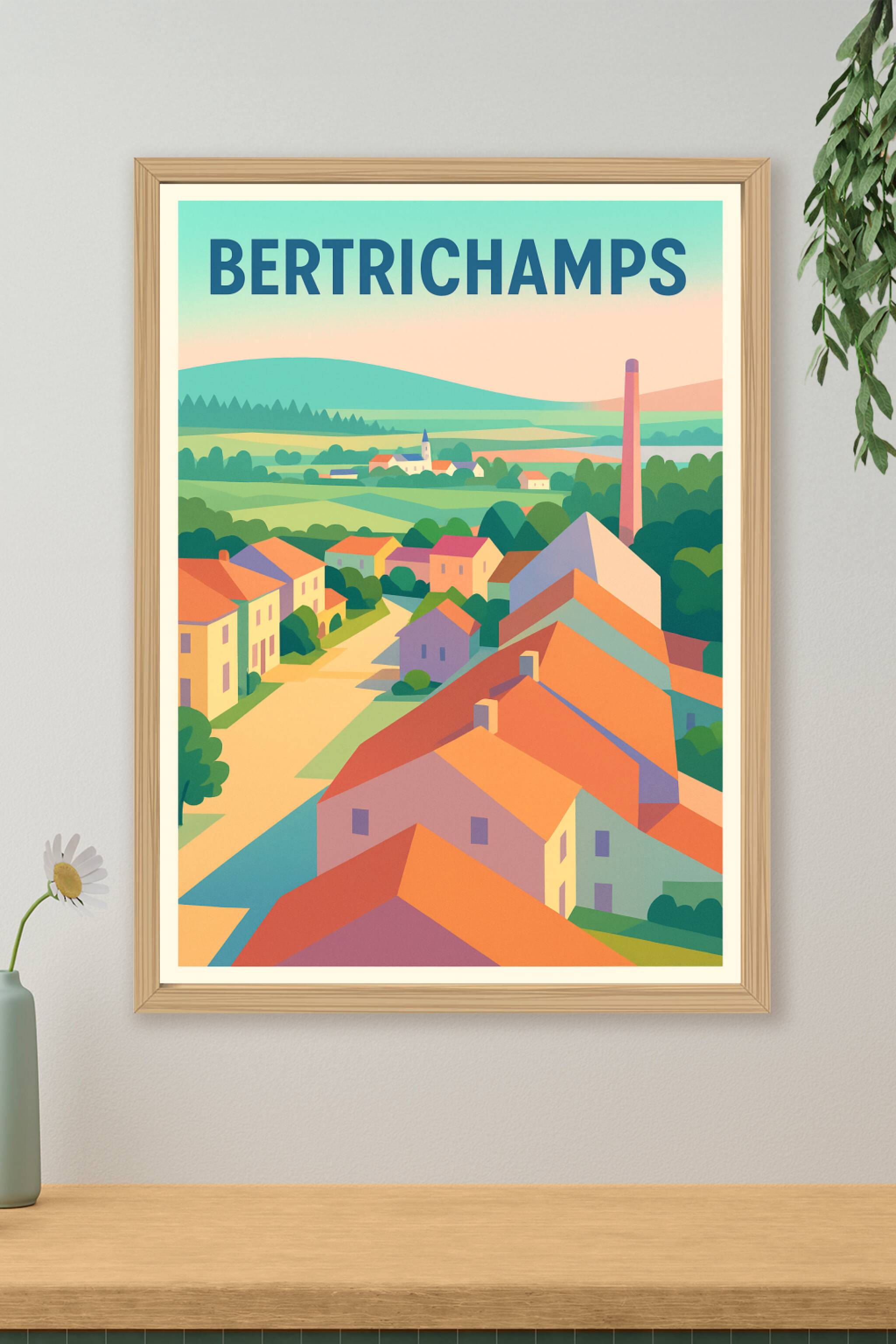 Affiche de Bertrichamps - Charme bucolique et douceur de vie