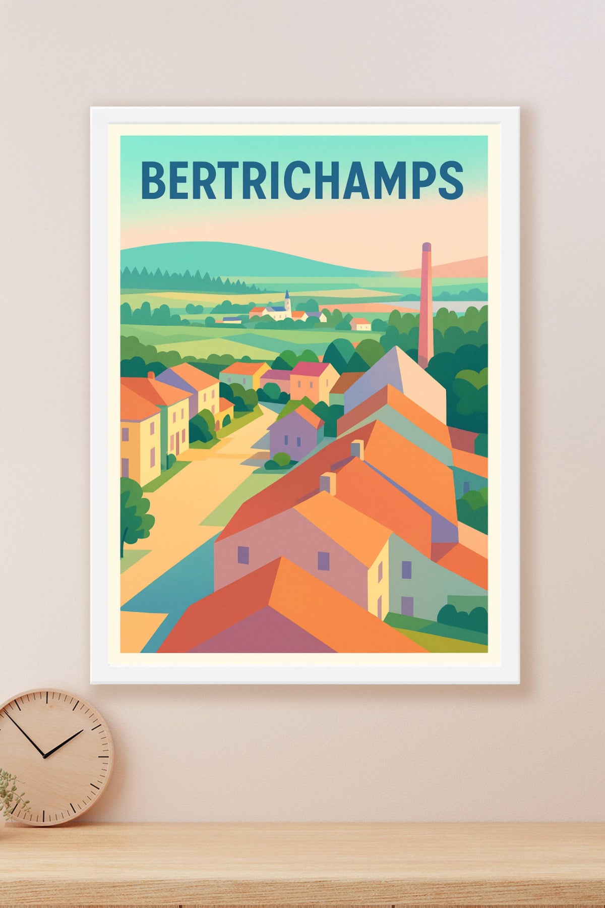 Affiche de Bertrichamps - Charme bucolique et douceur de vie