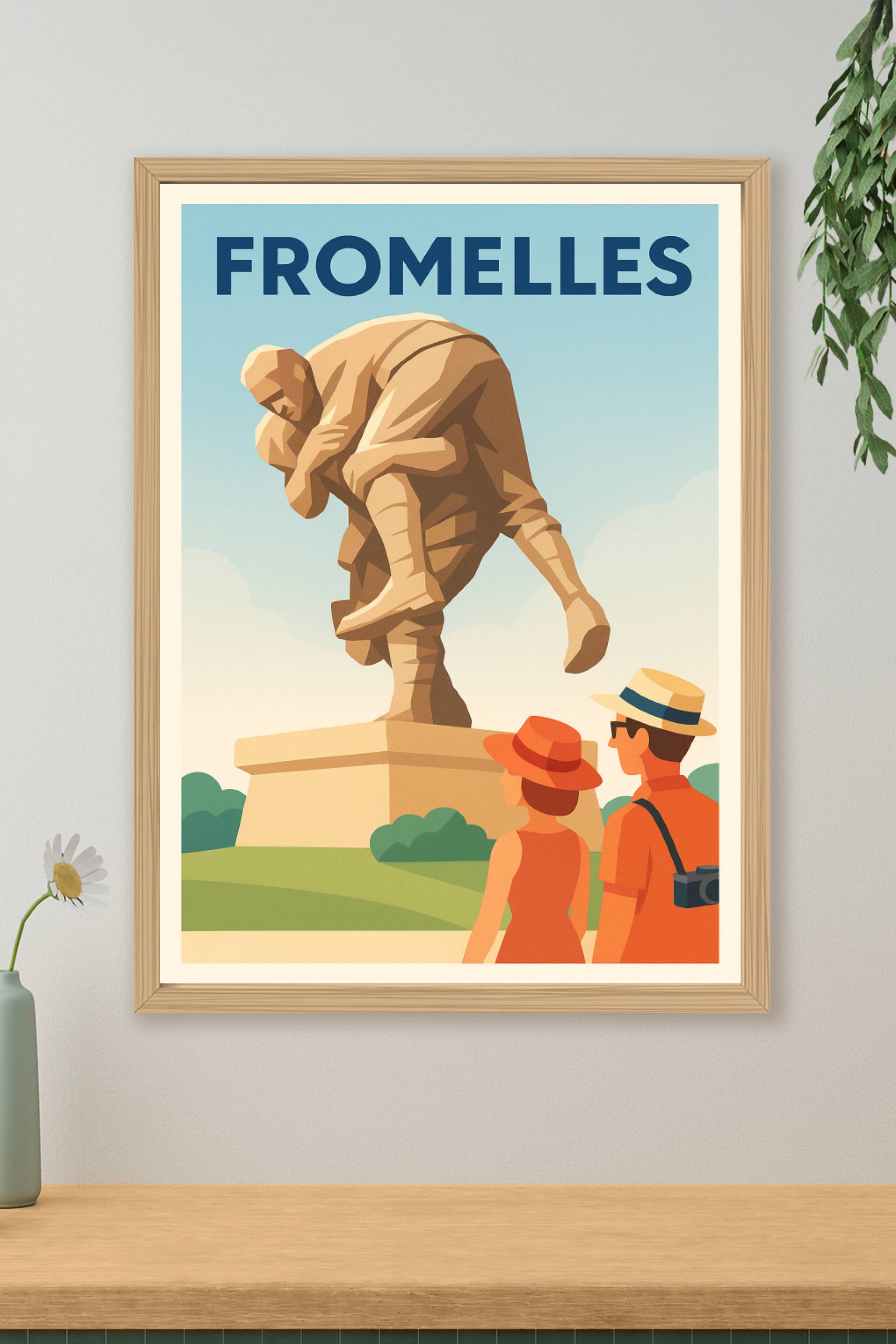 Affiche de Fromelles - Histoire vivante en sculpture