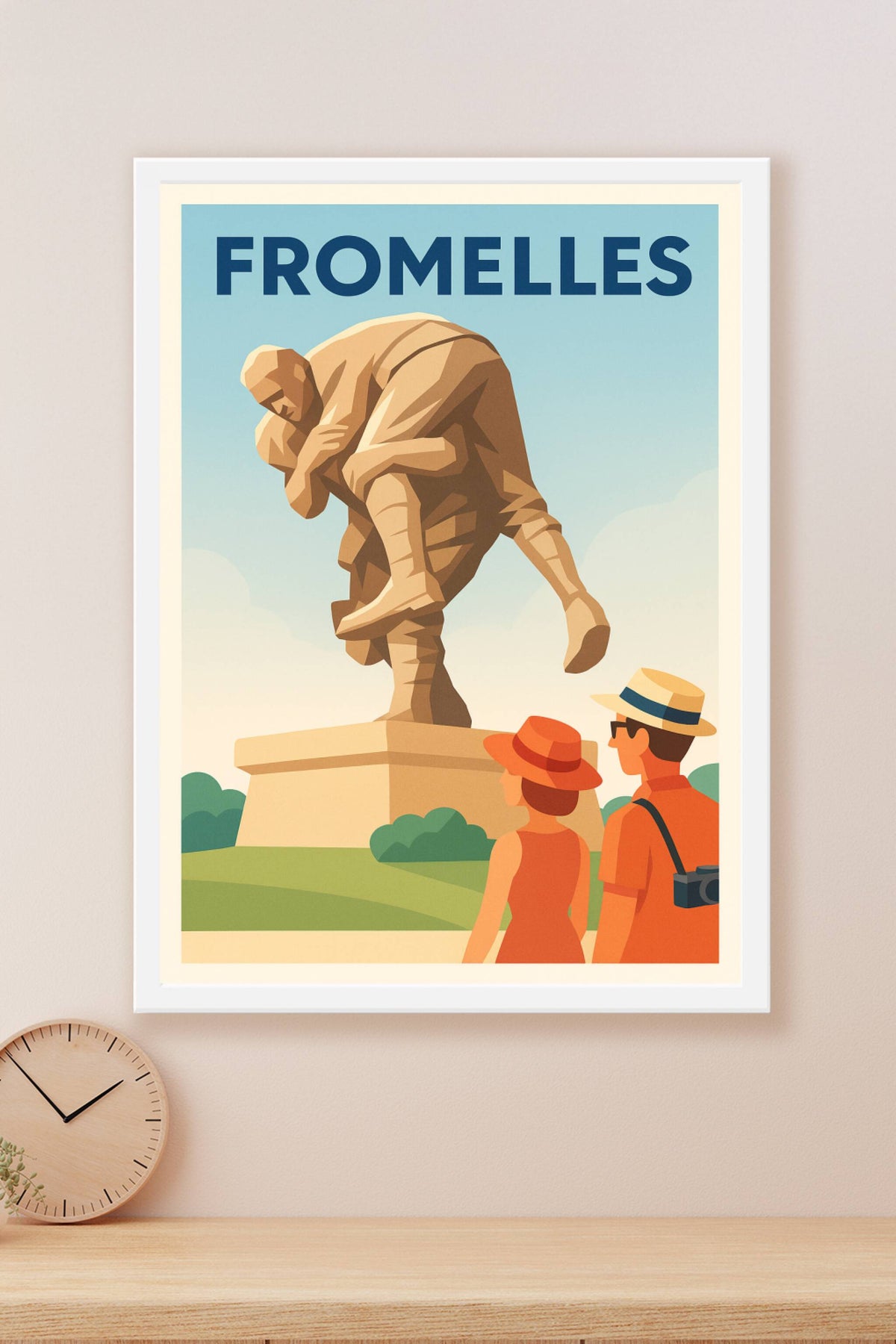 Affiche de Fromelles - Histoire vivante en sculpture
