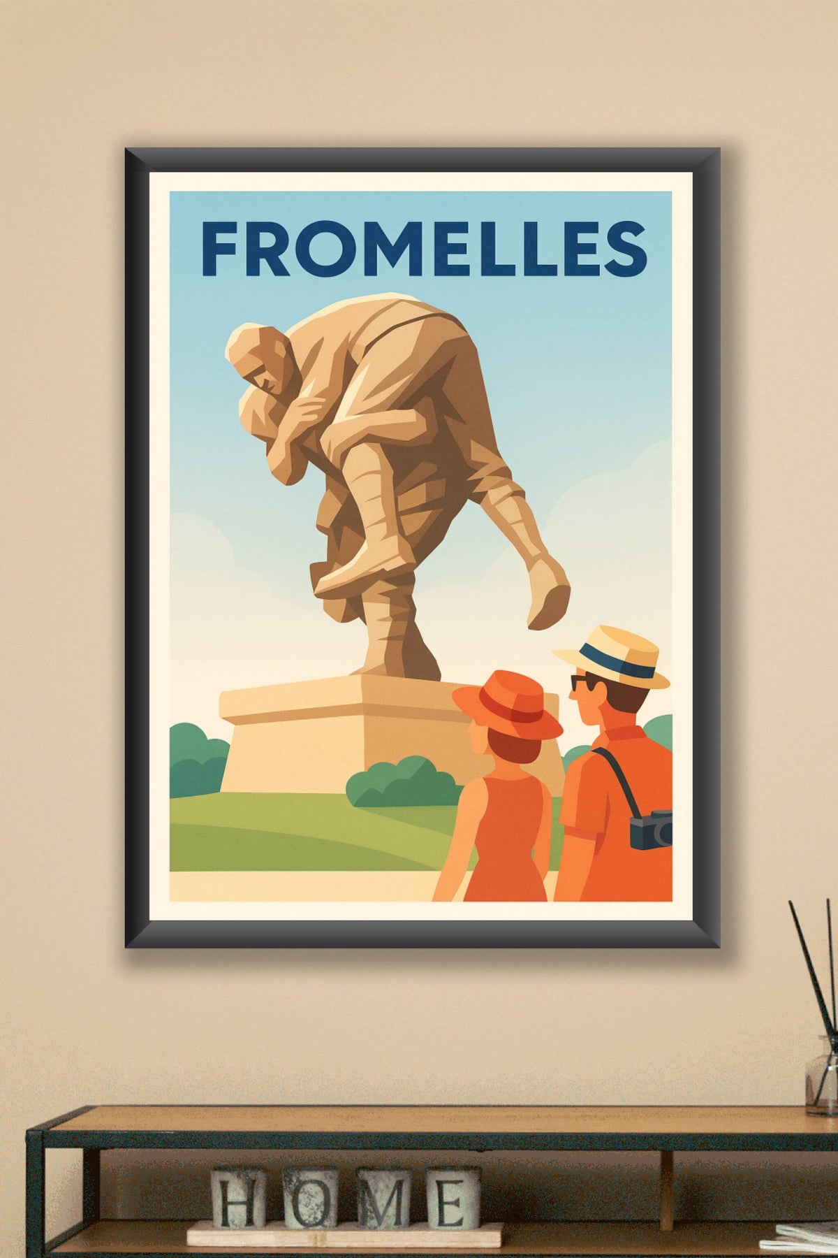 Affiche de Fromelles - Histoire vivante en sculpture