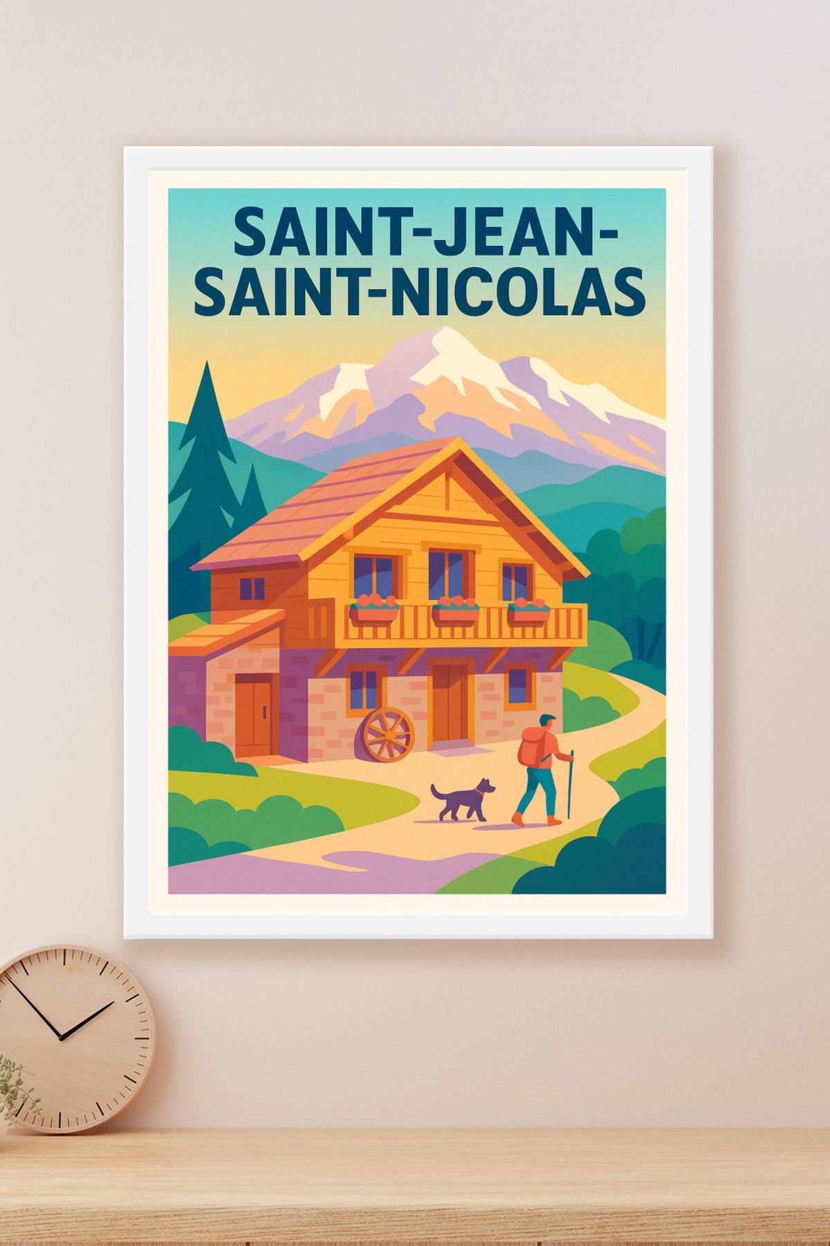 Affiche de Saint-Jean-Saint-Nicolas - Charme montagnard et nature préservée