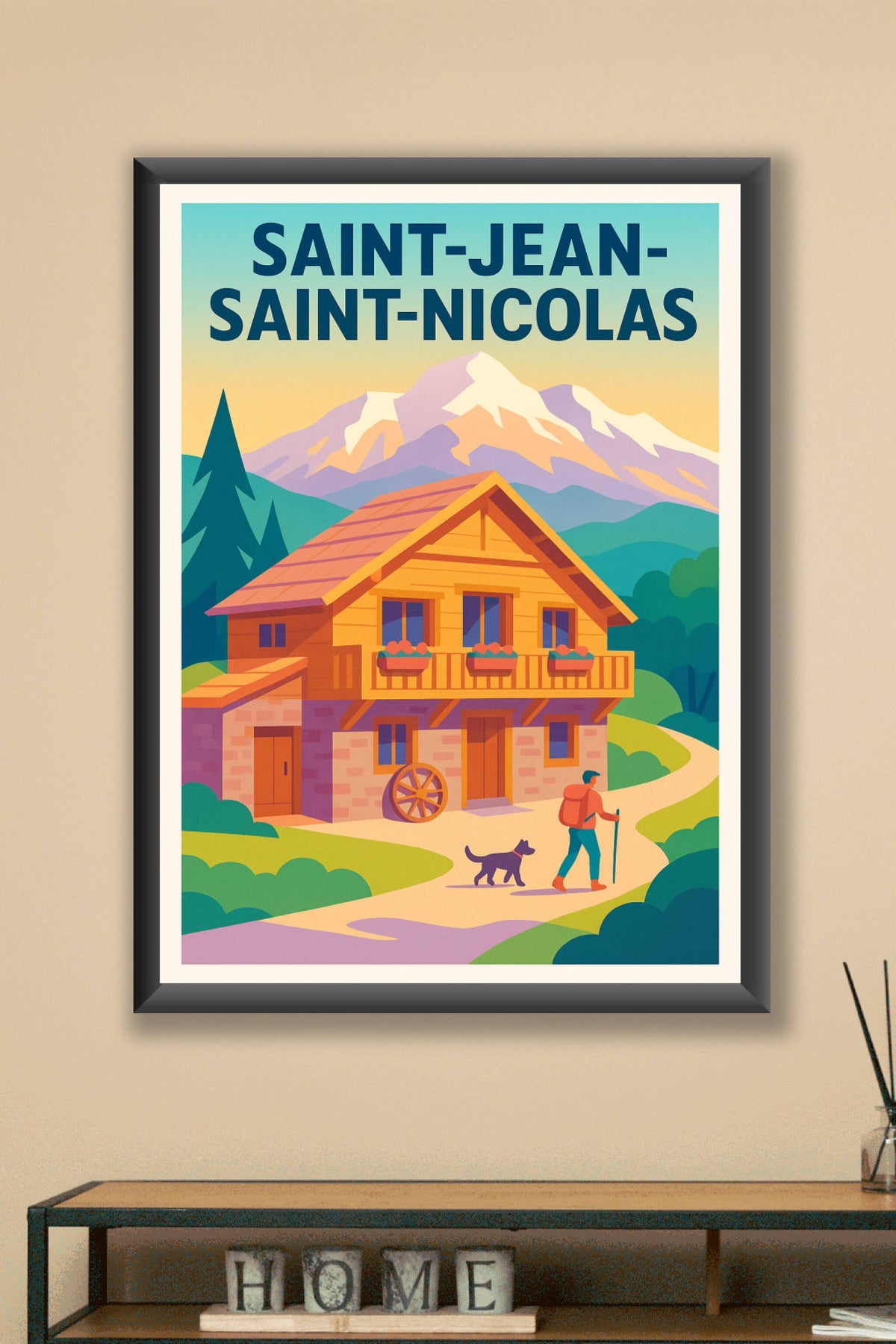 Affiche de Saint-Jean-Saint-Nicolas - Charme montagnard et nature préservée