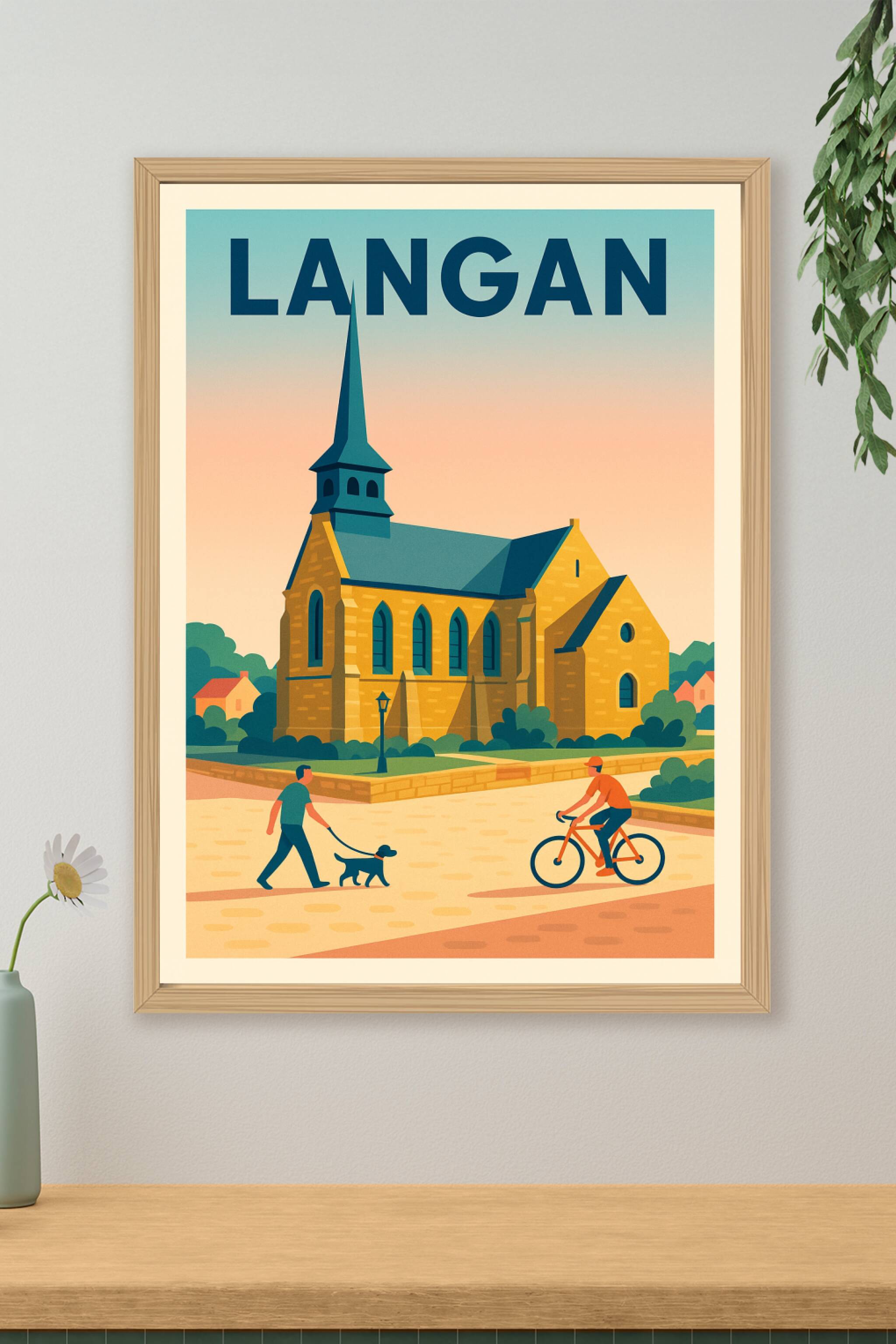 Affiche de Langan - Charme et sérénité au cœur du village