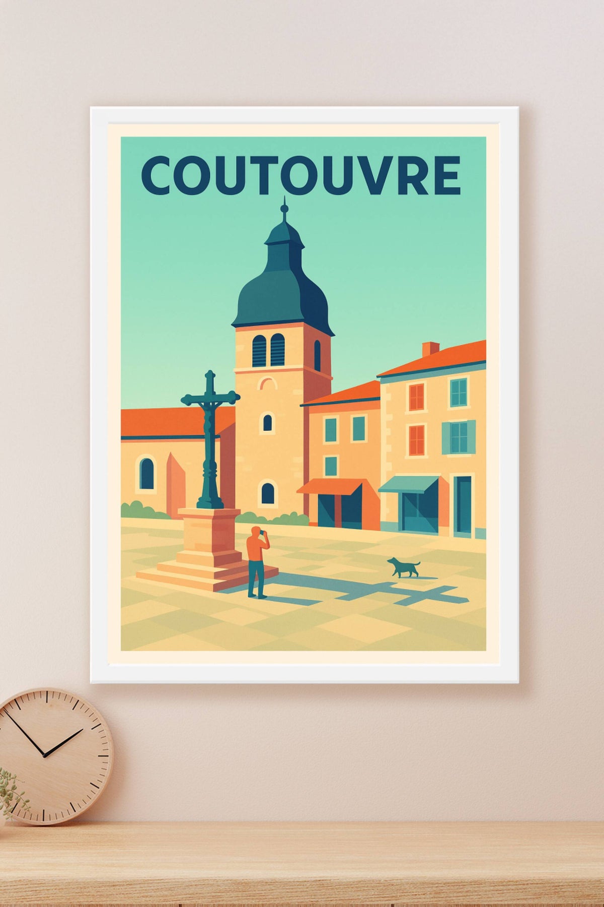 Affiche de Coutouvre - Charme et Sérénité au Cœur du Village