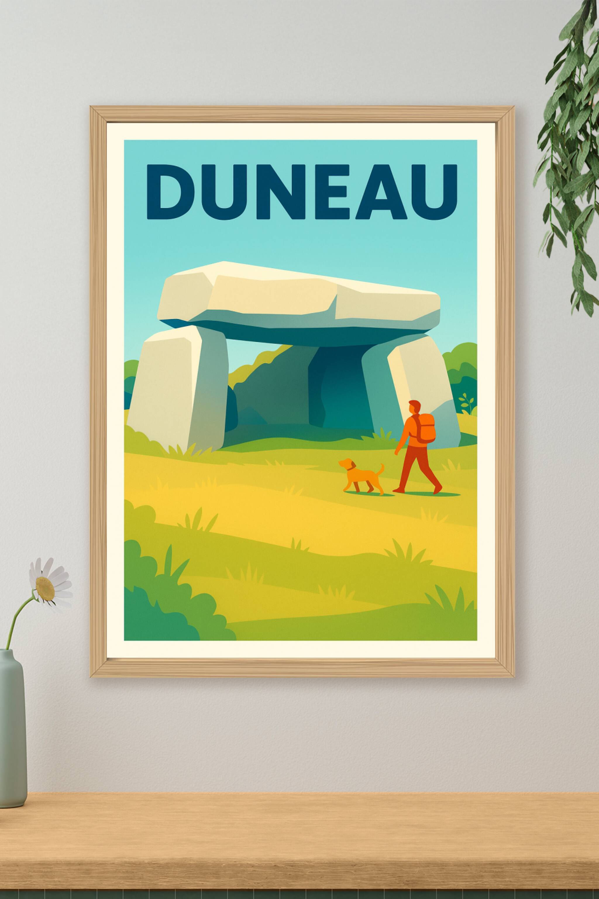 Affiche de Duneau - Promenade au cœur des trésors mégalithiques