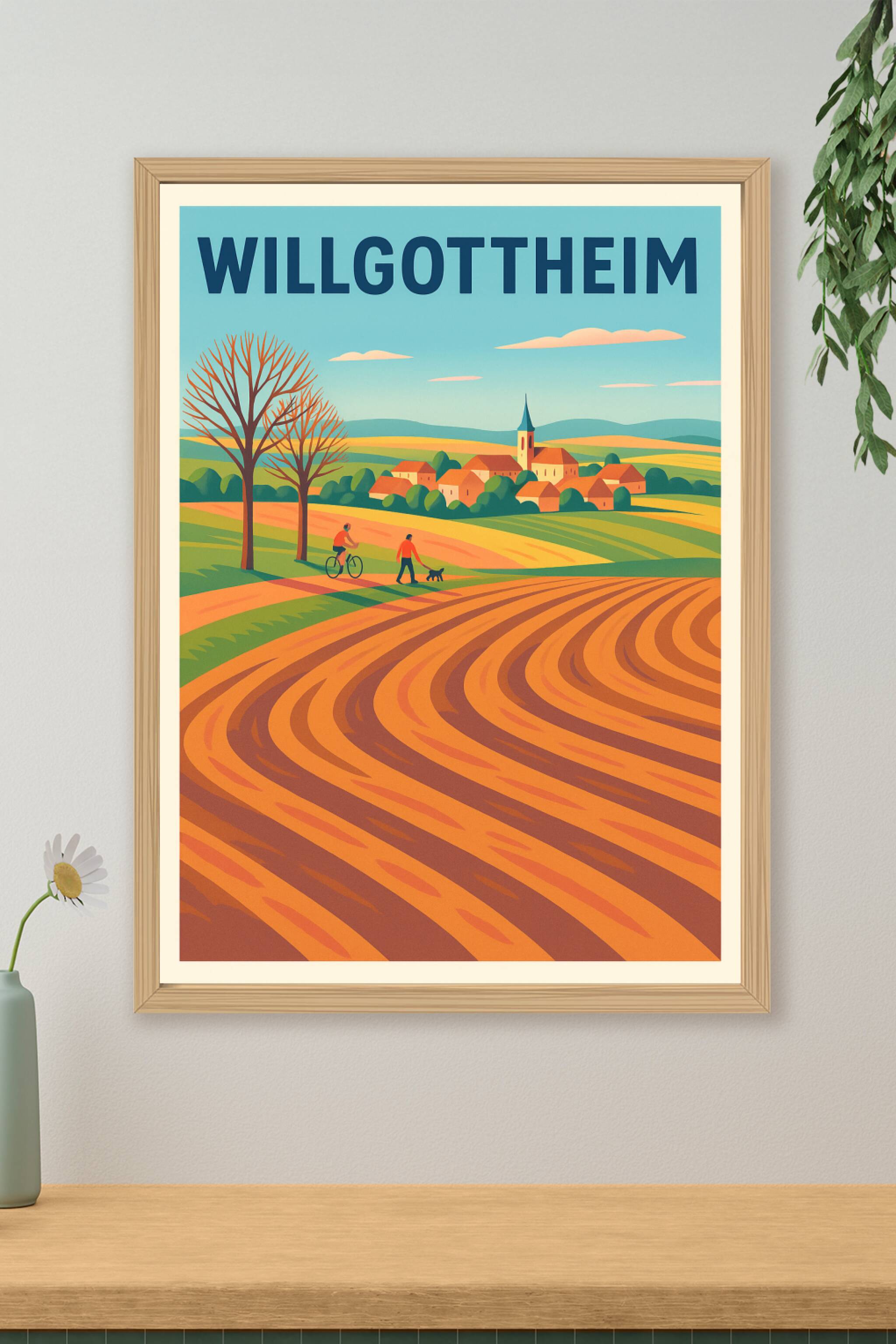 Affiche de Willgottheim - Charme campagnard et douceur de vivre