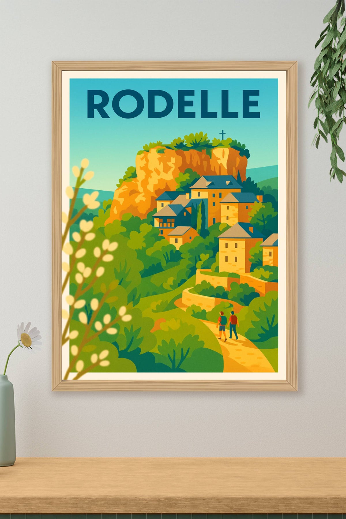 Affiche de Rodelle - Escapade pittoresque au cœur de la nature