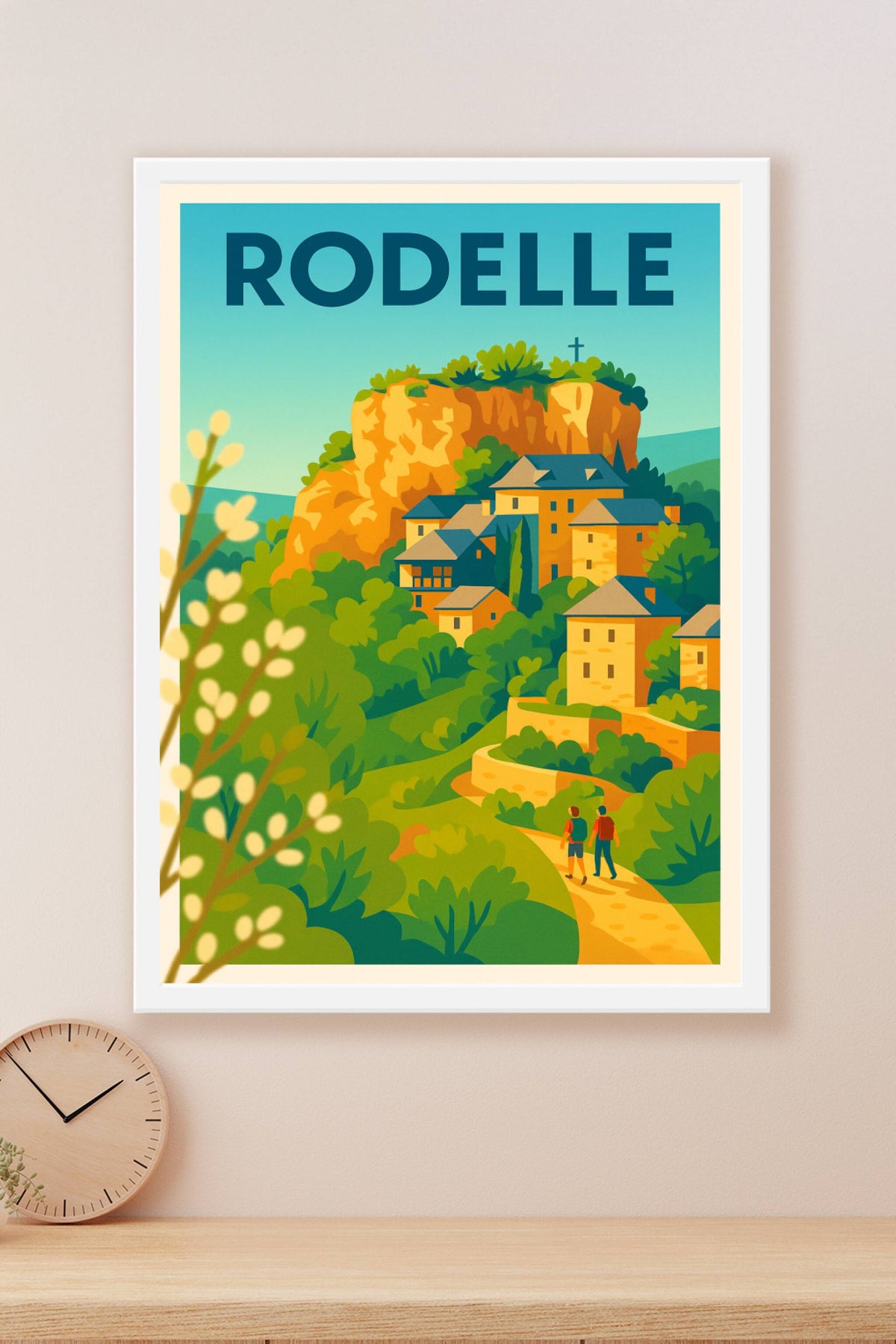 Affiche de Rodelle - Escapade pittoresque au cœur de la nature