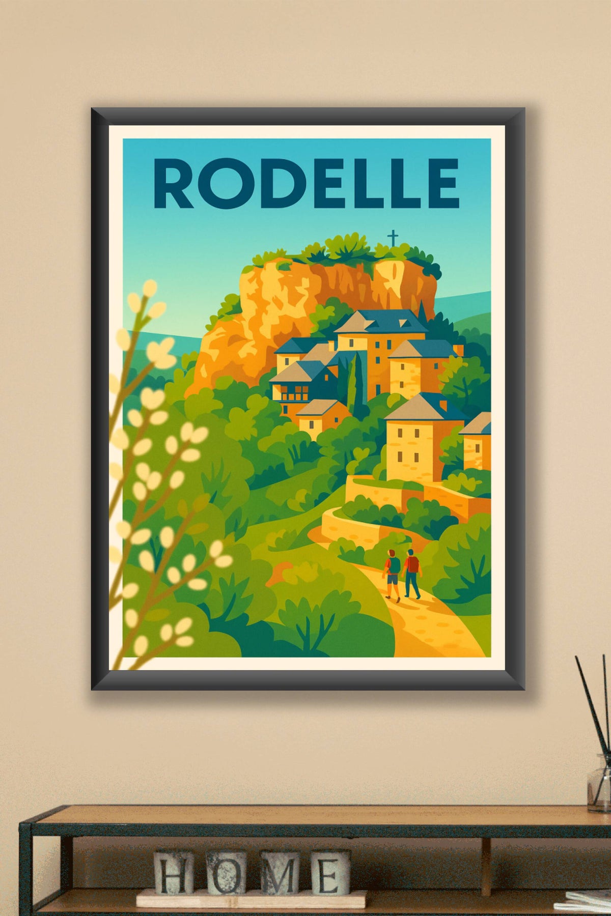 Affiche de Rodelle - Escapade pittoresque au cœur de la nature
