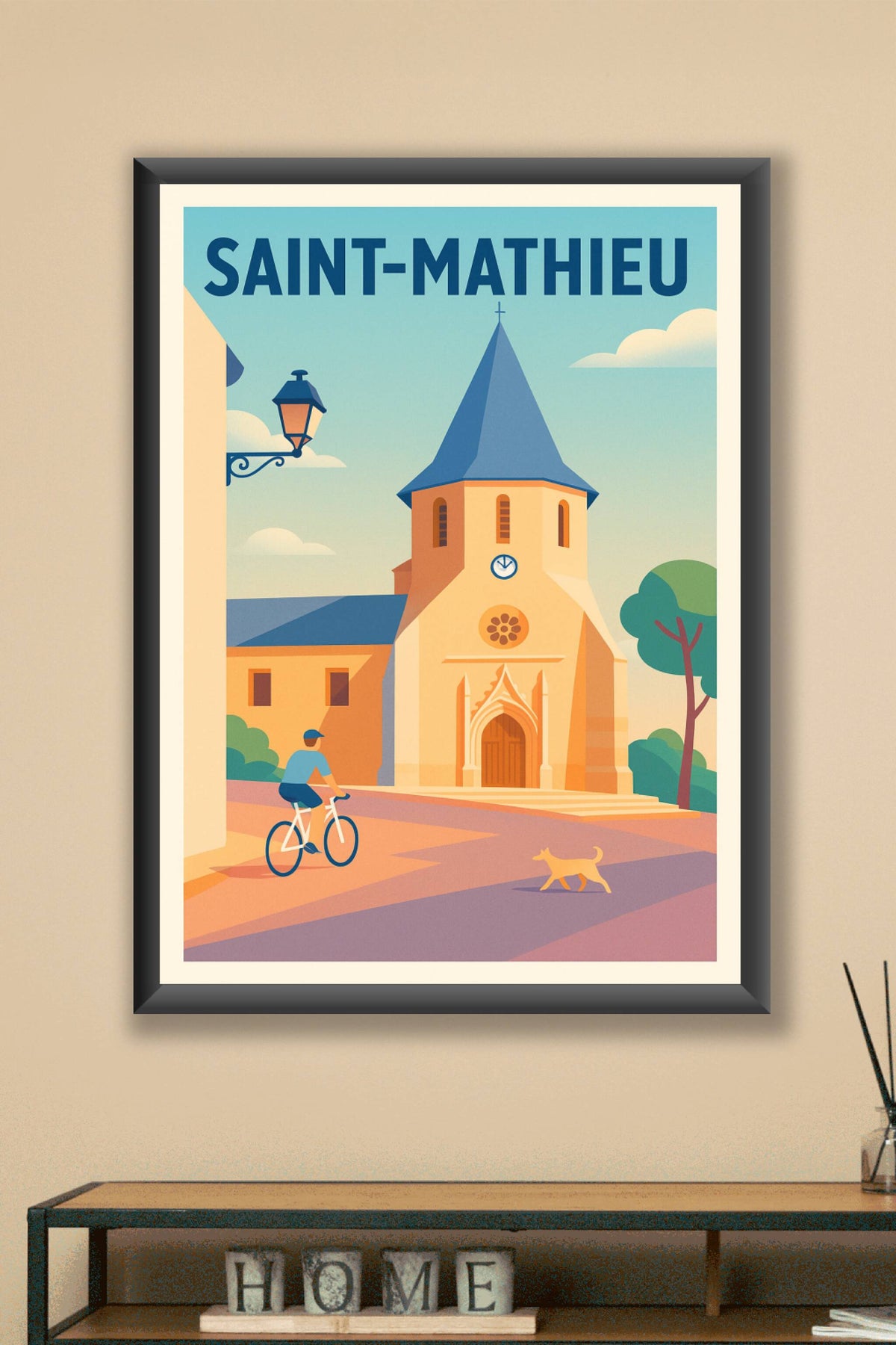 Affiche de Saint-Mathieu - Charme et sérénité au cœur du village