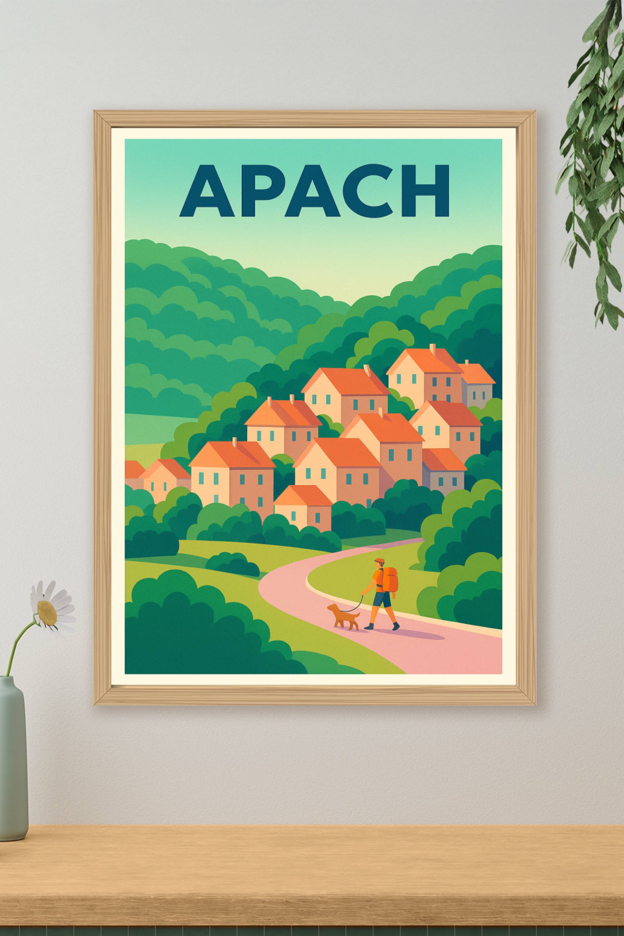Affiche de Apach - Charme paisible au cœur de la nature