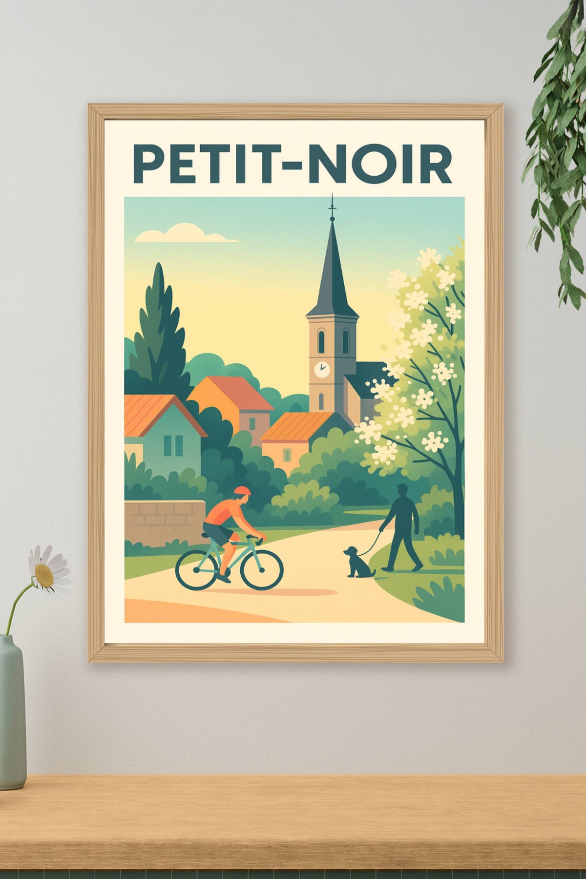Affiche de Petit-Noir - Le charme tranquille d'un village paisible