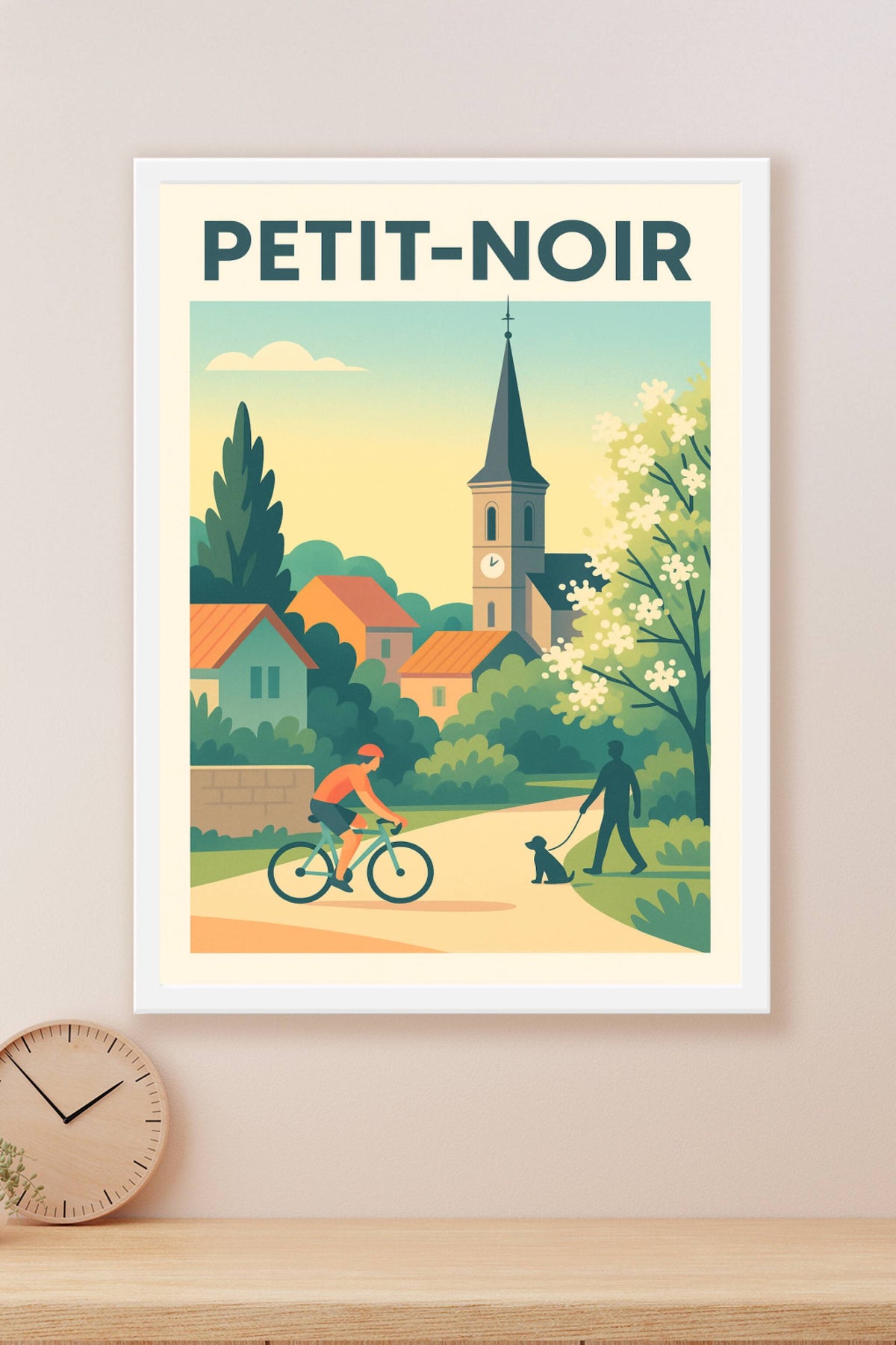 Affiche de Petit-Noir - Le charme tranquille d'un village paisible