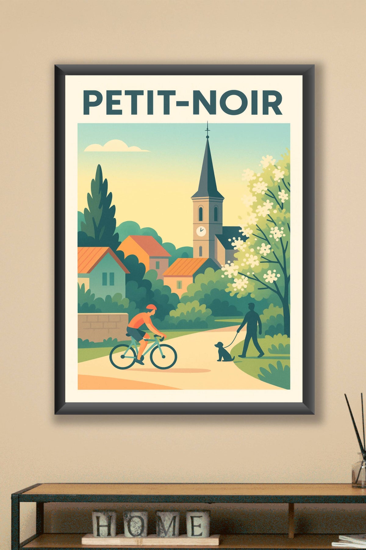 Affiche de Petit-Noir - Le charme tranquille d'un village paisible