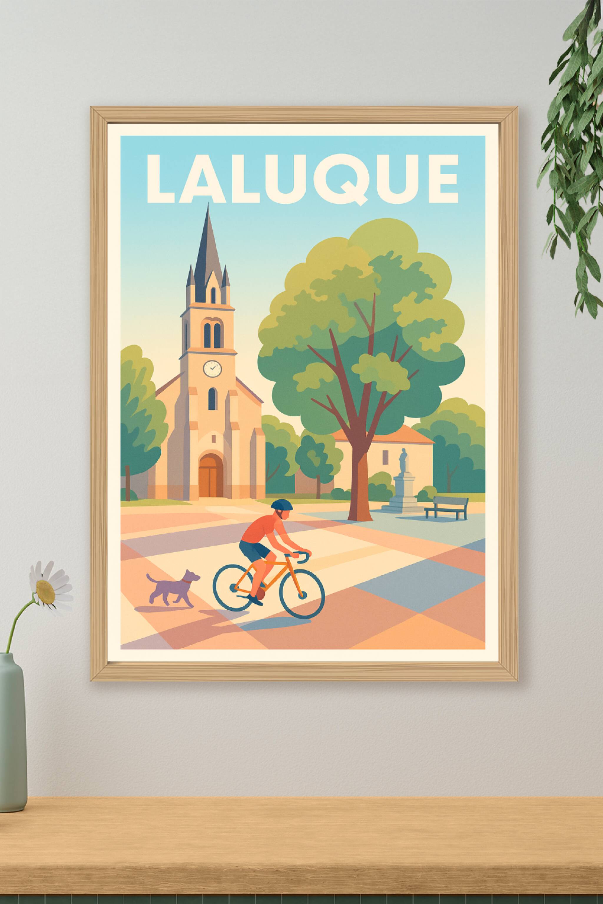 Affiche de Laluque - Charme paisible au cœur du village