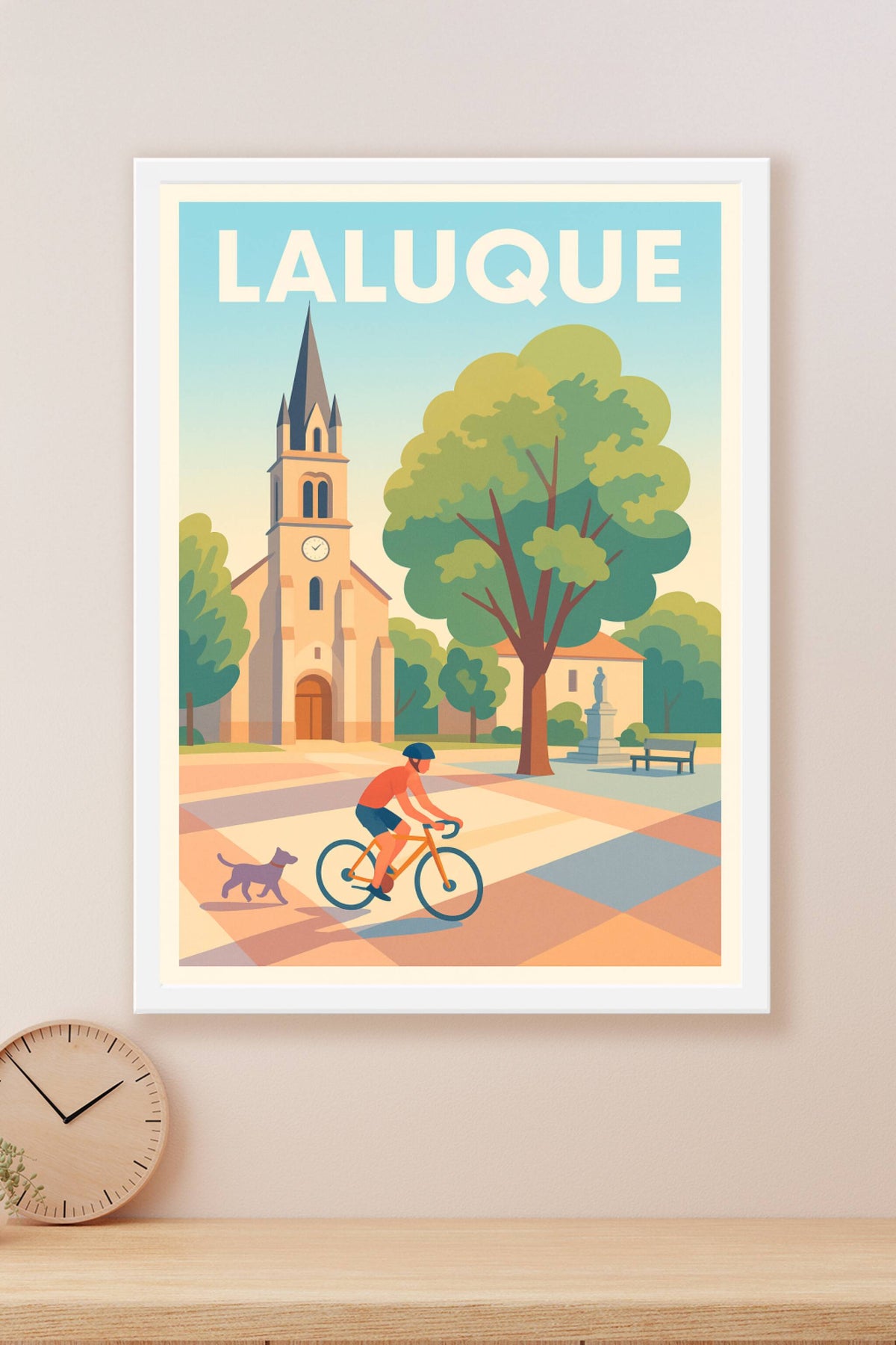Affiche de Laluque - Charme paisible au cœur du village