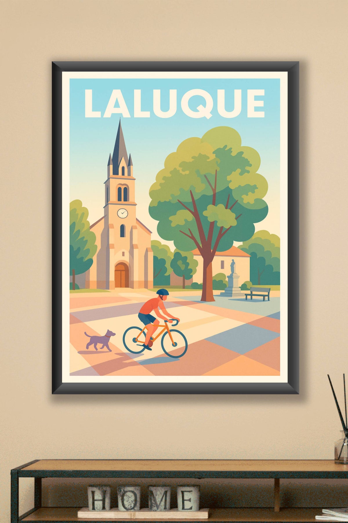 Affiche de Laluque - Charme paisible au cœur du village