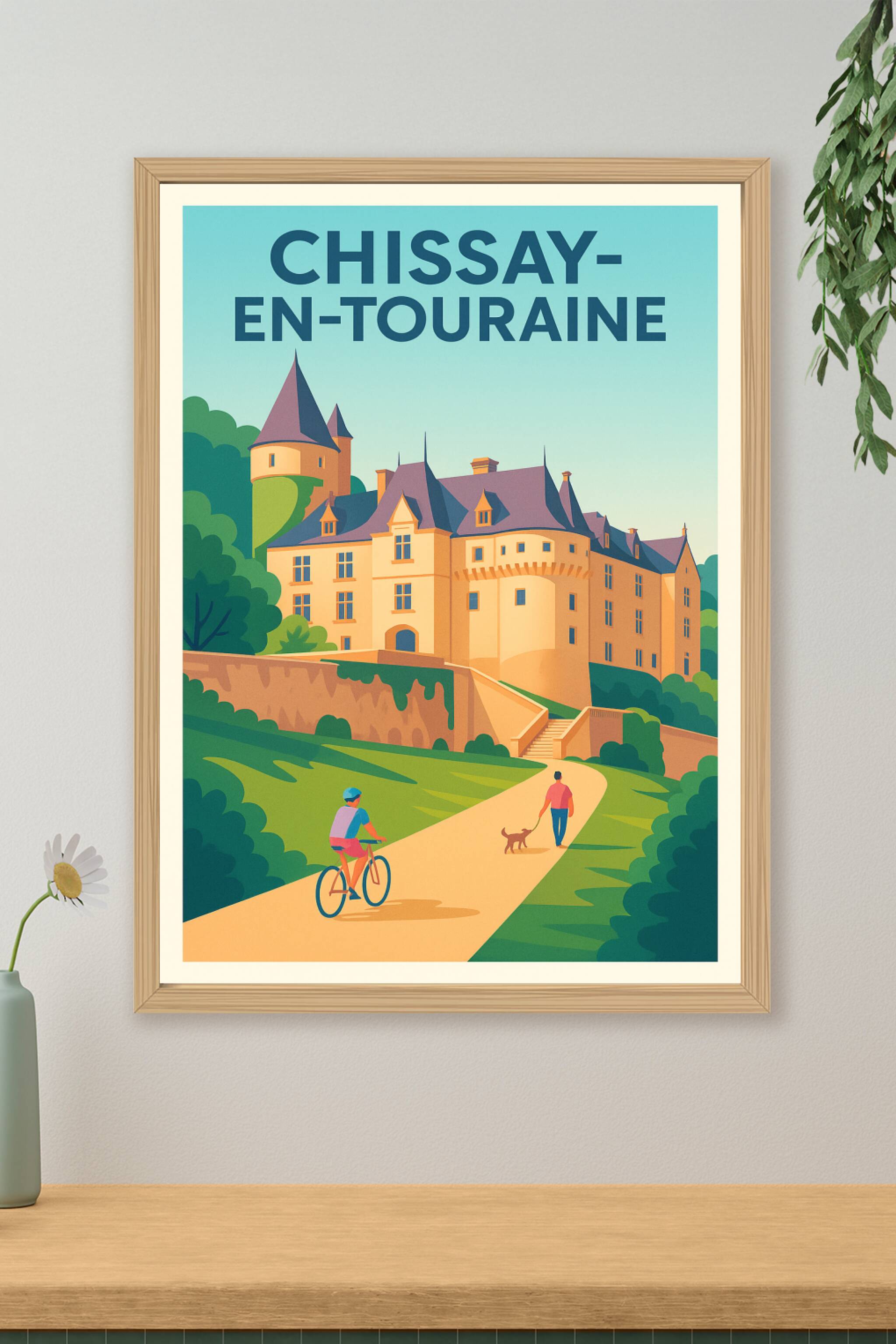 Affiche de Chissay-en-Touraine - L'élégance du Val de Loire à portée de regard