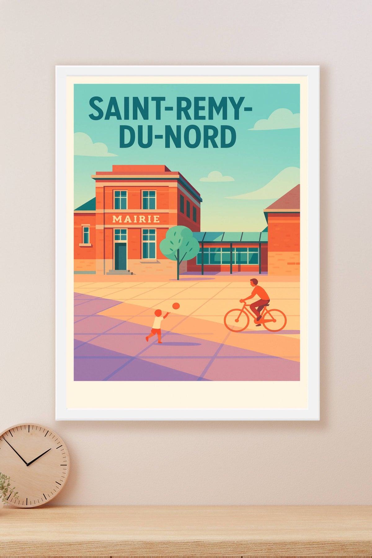 Affiche de Saint-Remy-du-Nord - Ambiance paisible au cœur de la mairie