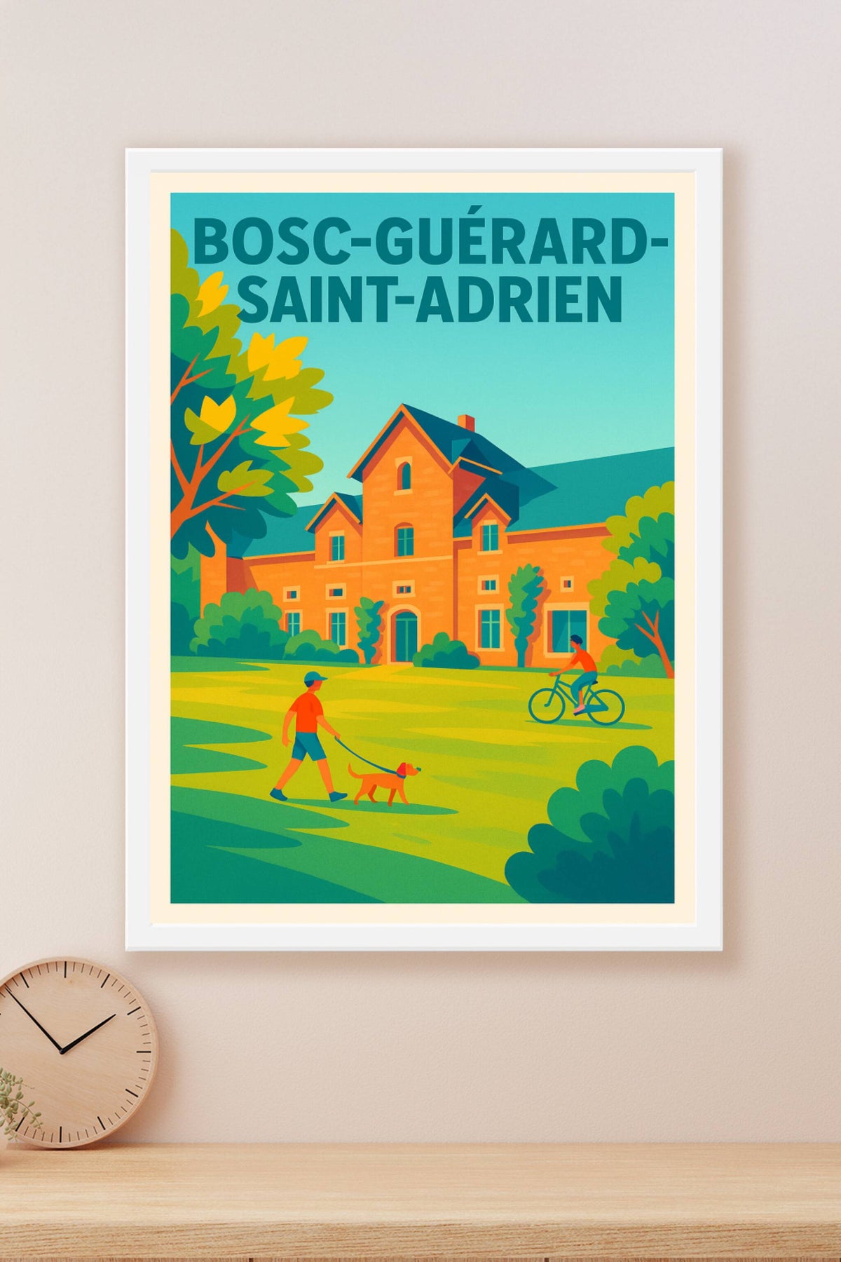 Affiche de Bosc-Guérard-Saint-Adrien - Nature et sérénité à l'honneur