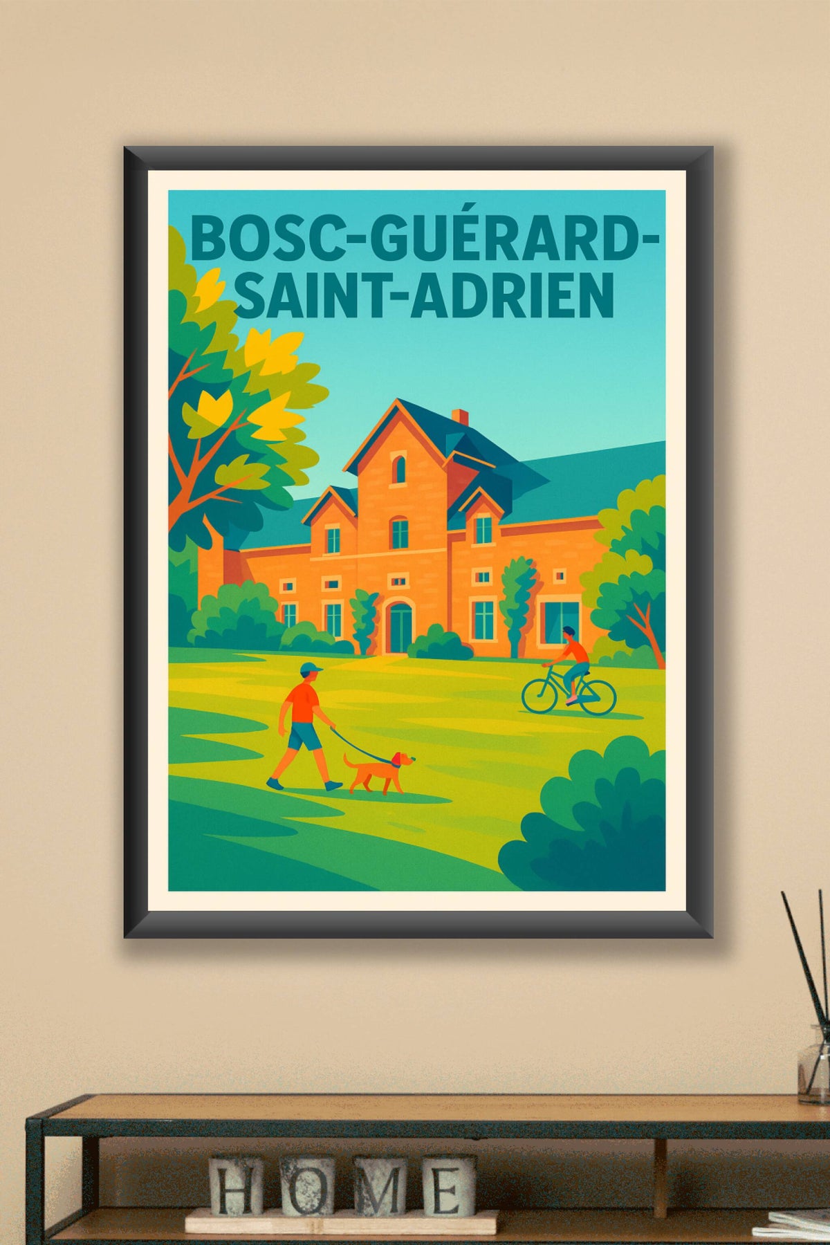Affiche de Bosc-Guérard-Saint-Adrien - Nature et sérénité à l'honneur