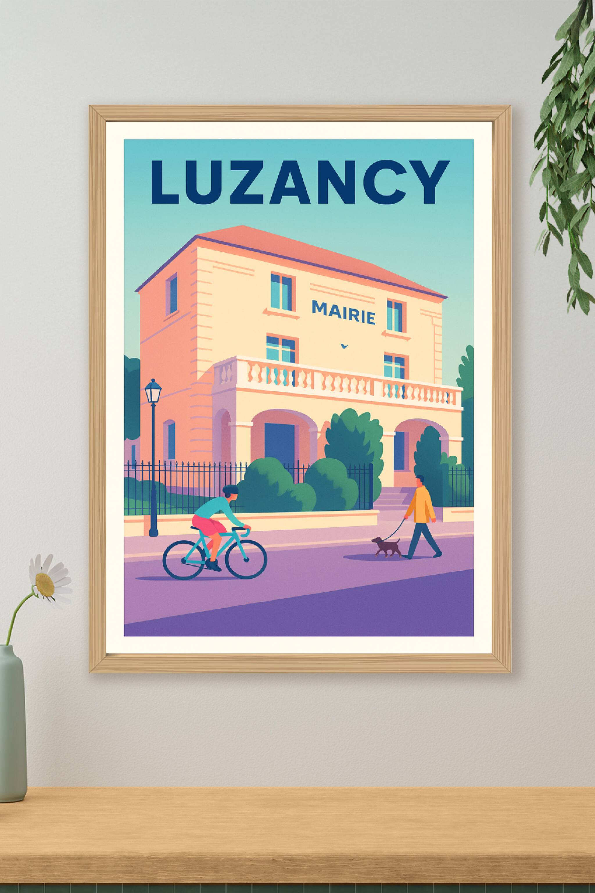 Affiche de Luzancy - Charme et douceur de la vie locale