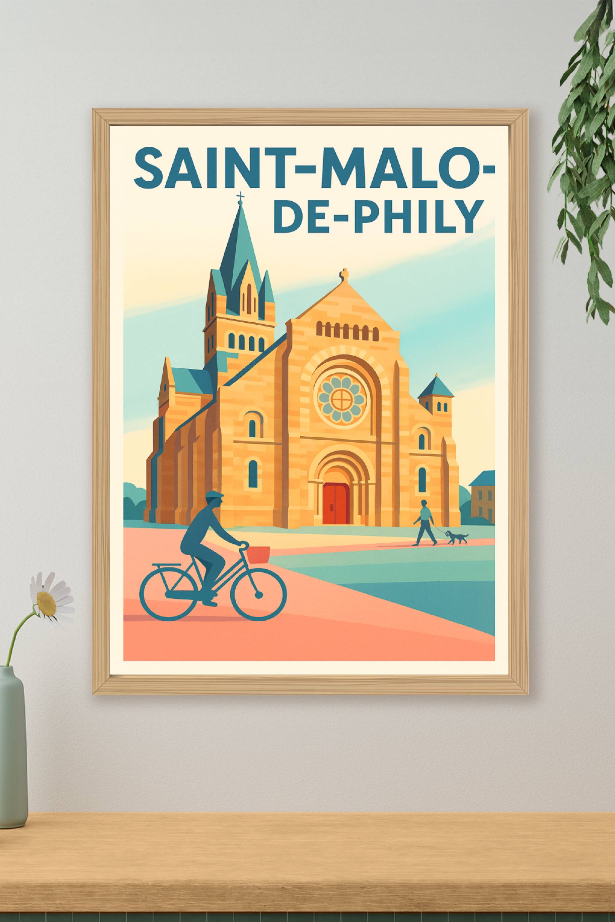 Affiche de Saint-Malo-de-Phily - Charme et sérénité au cœur du patrimoine