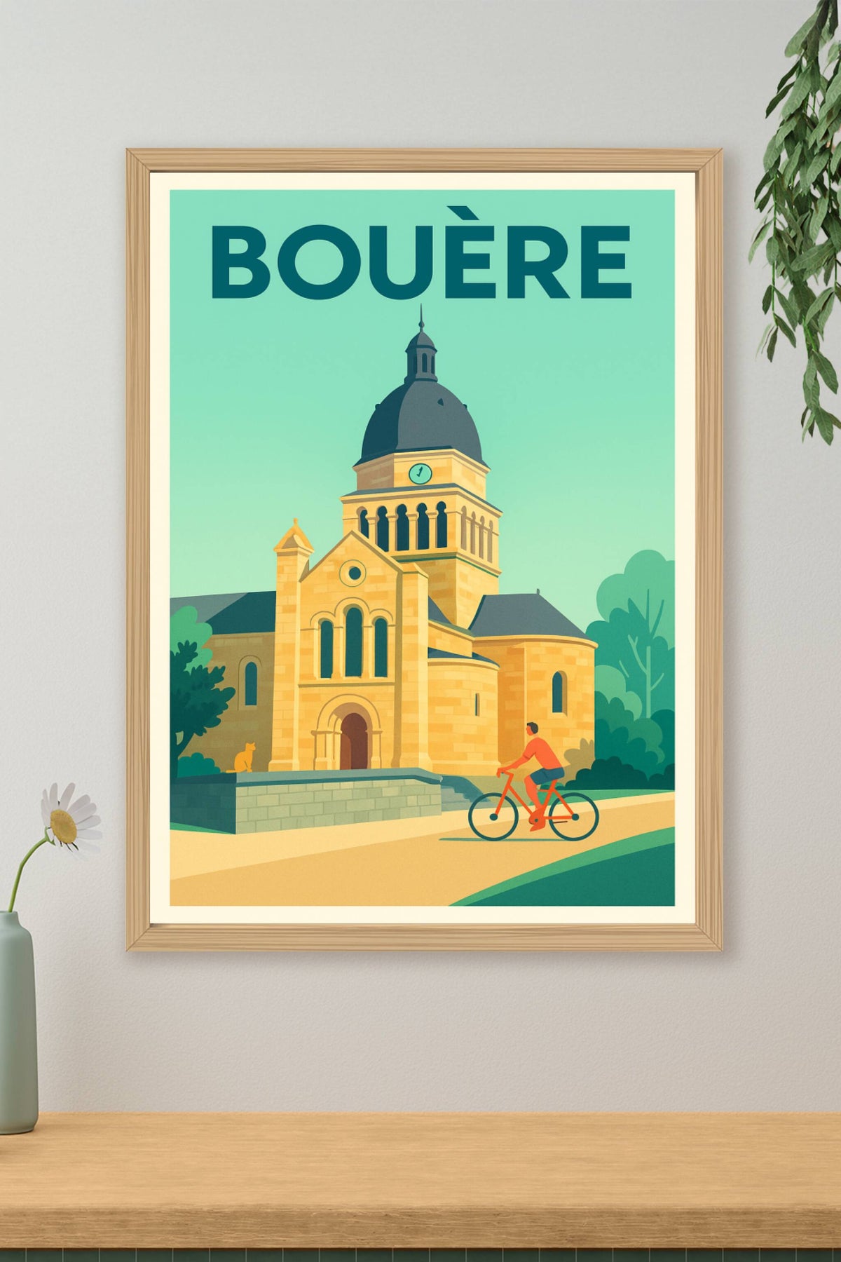 Affiche de Bouère - Charme et sérénité au pied de l'église historique