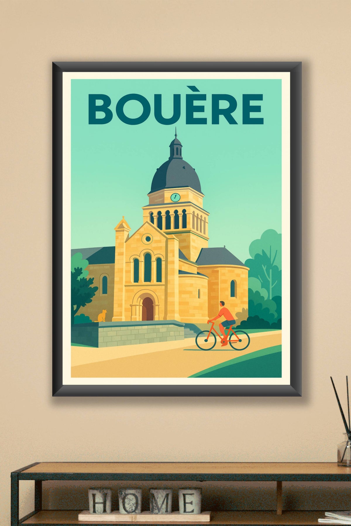 Affiche de Bouère - Charme et sérénité au pied de l'église historique