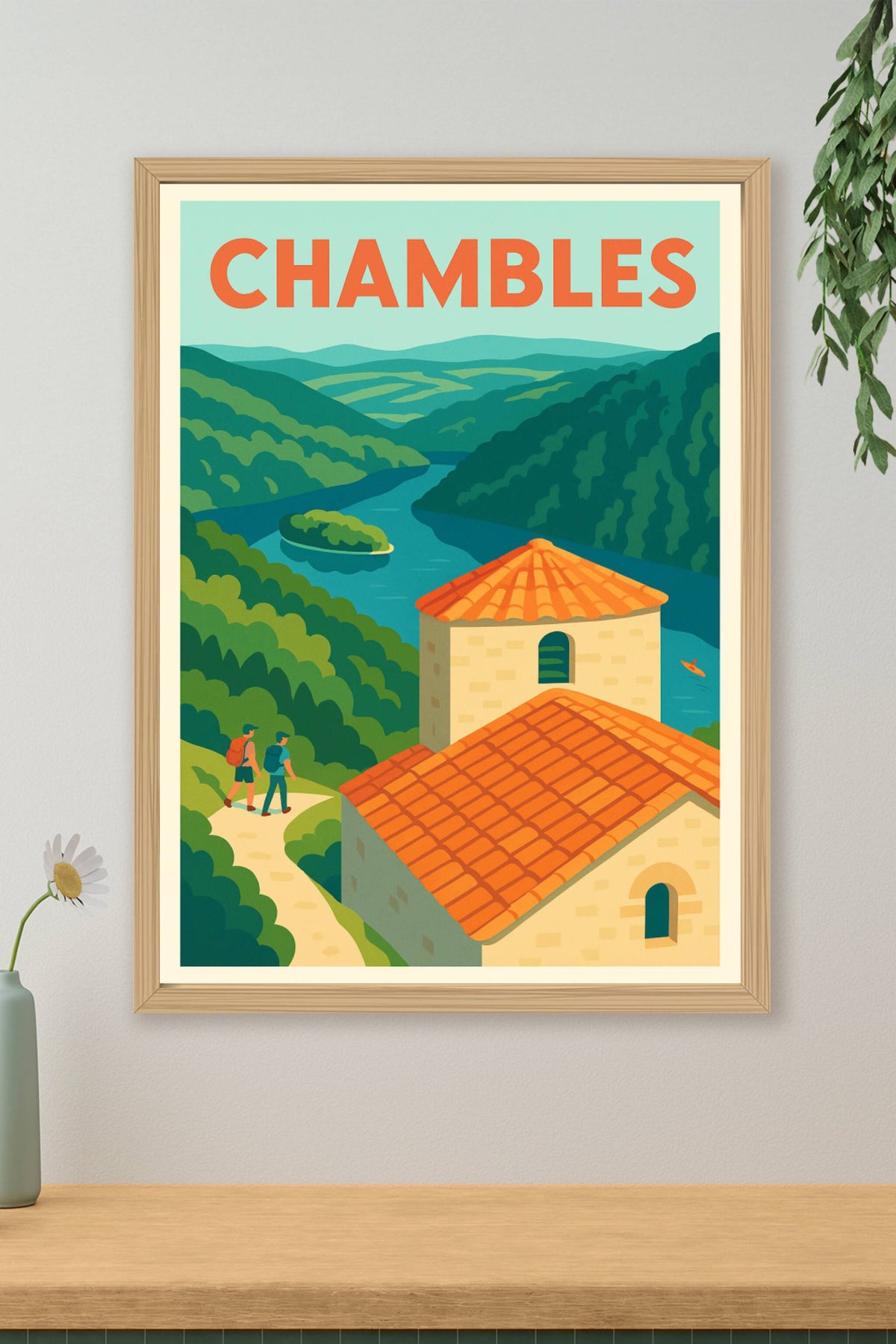 Affiche de Chambles - Évasion nature au cœur de la Loire